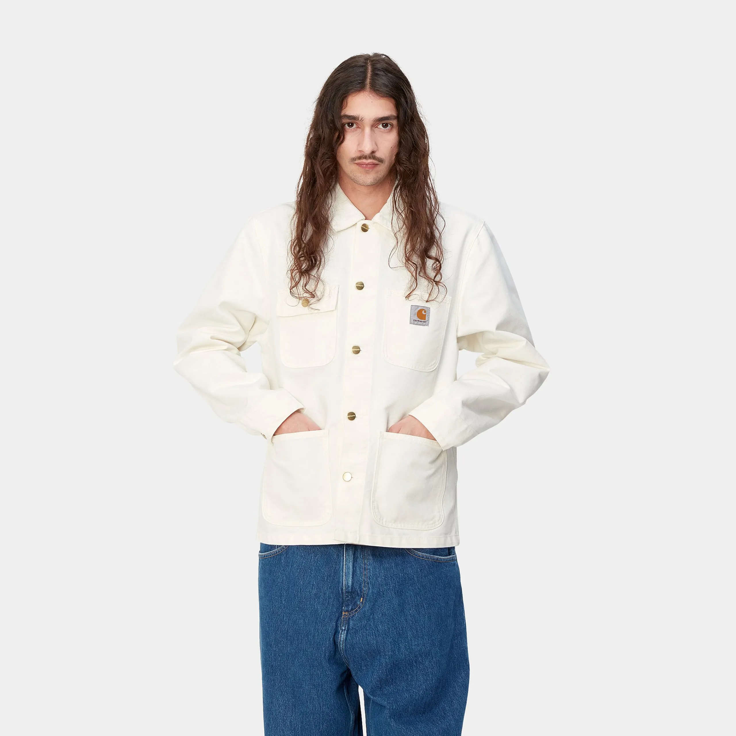 Jacken & Mäntel>Carhartt WIP Michigan Coat (Summer) Wax / Wax