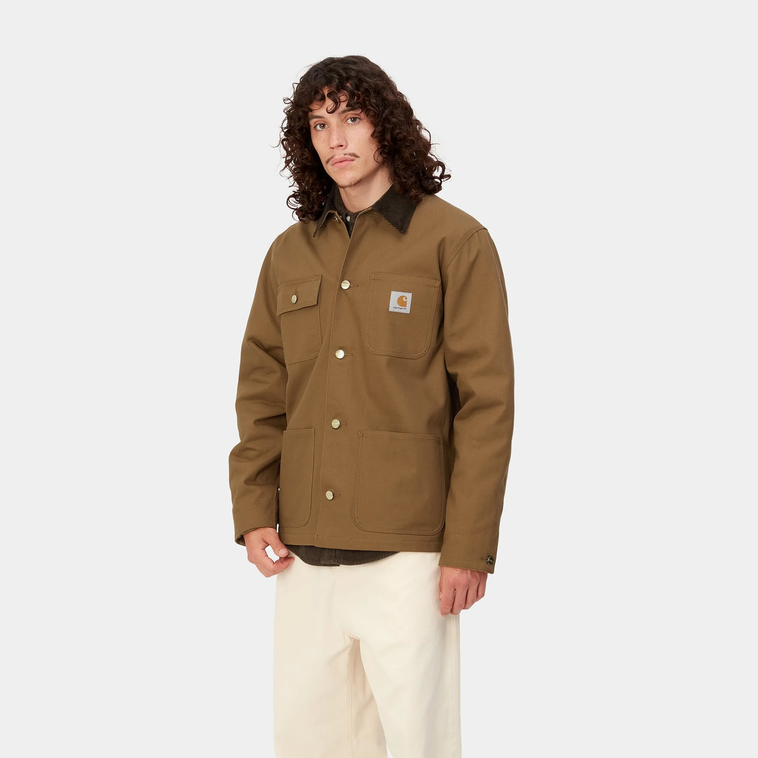 Jacken & Mäntel>Carhartt WIP Michigan Coat (Winter) Hamilton Brown / Tobacco
