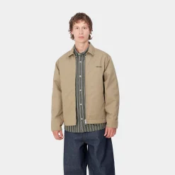 Jacken & Mäntel>Carhartt WIP Module Script Jacket Leather / Black
