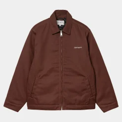 Jacken & Mäntel>Carhartt WIP Module Script Jacket Offroad / White