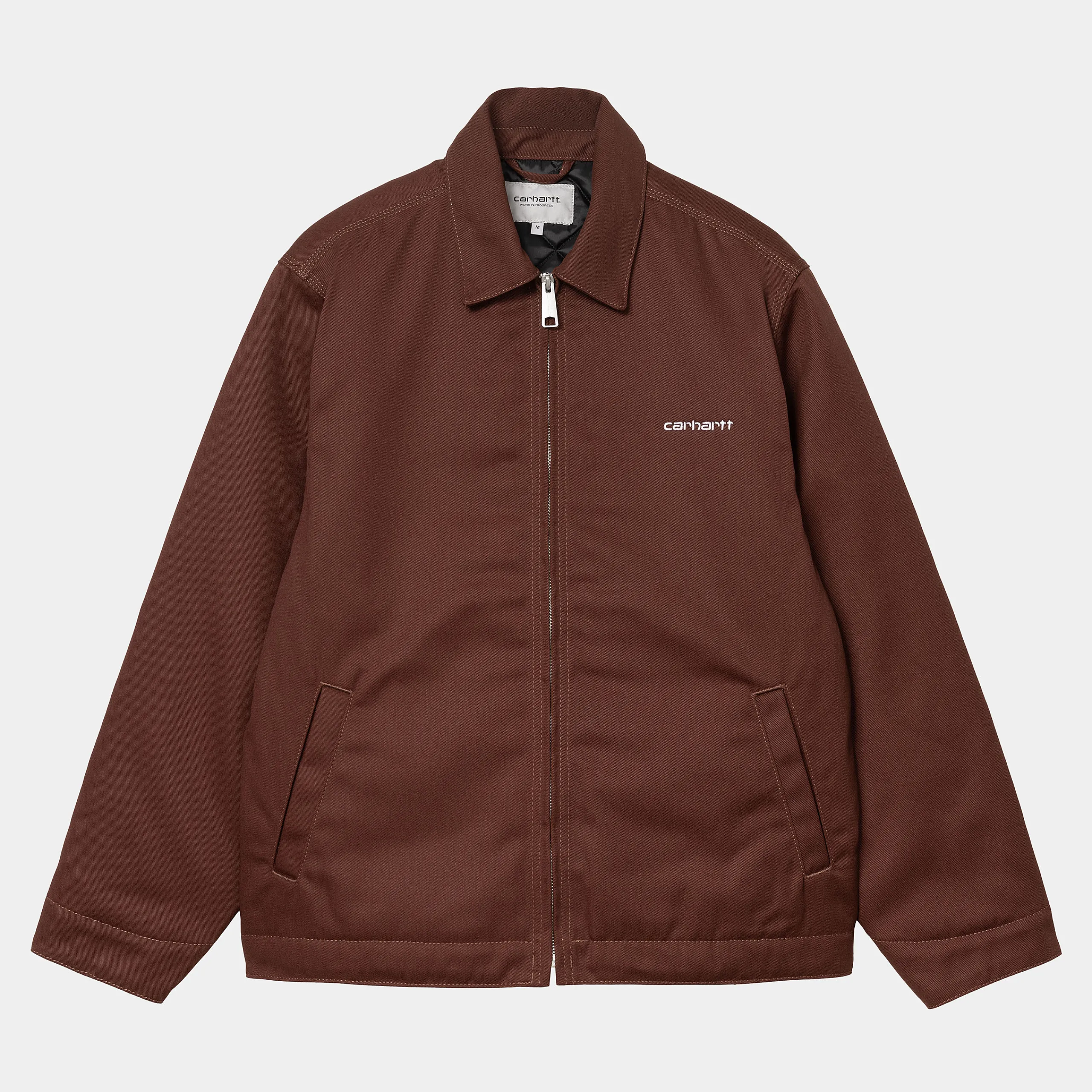 Jacken & Mäntel>Carhartt WIP Module Script Jacket Offroad / White