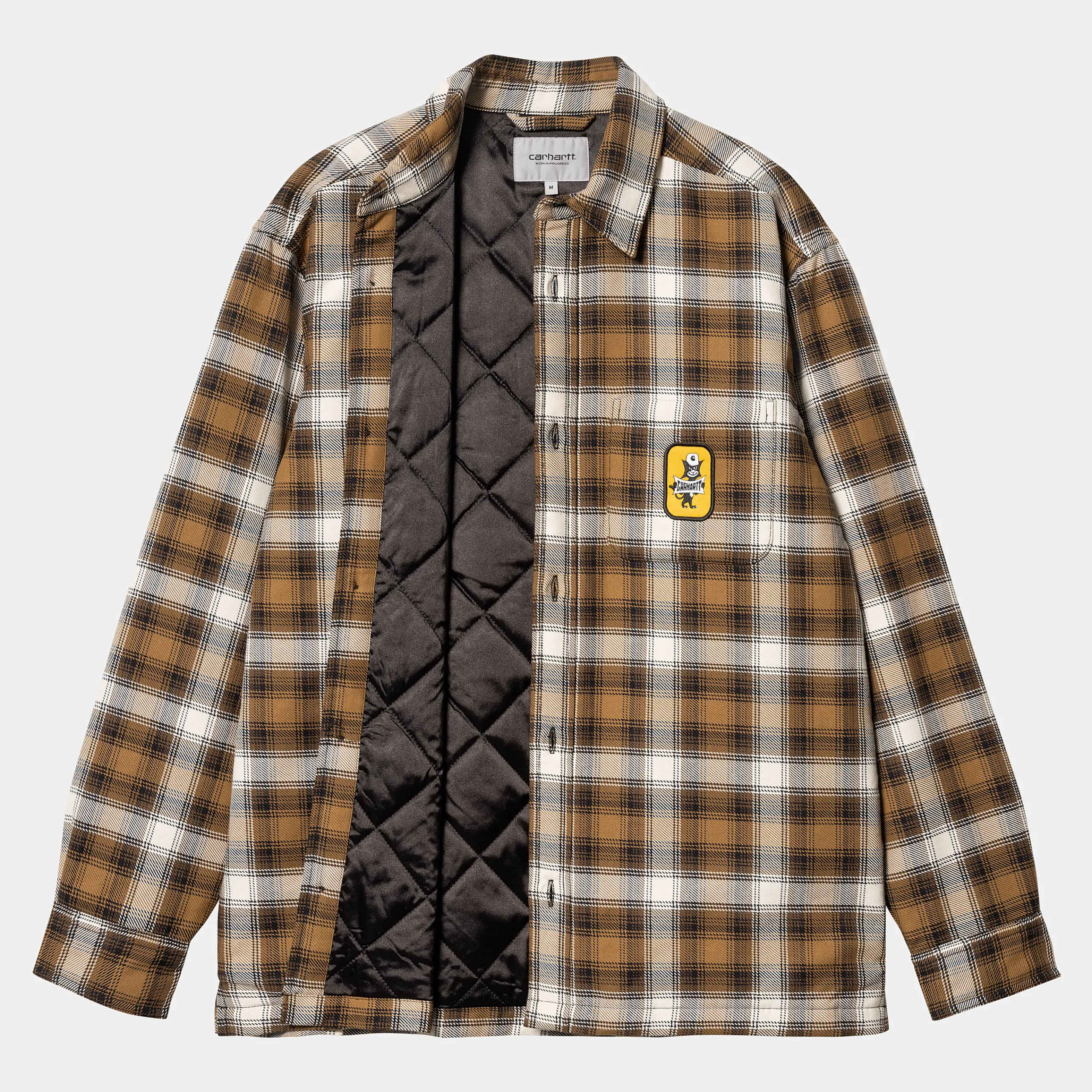 Jacken & Mäntel|Hemden>Carhartt WIP Monahan Shirt Jac Monahan Check, Hamilton Brown