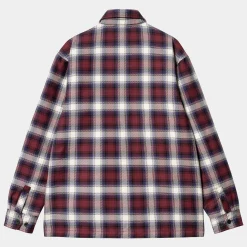 Jacken & Mäntel|Hemden>Carhartt WIP Monahan Shirt Jac Monahan Check, Malbec