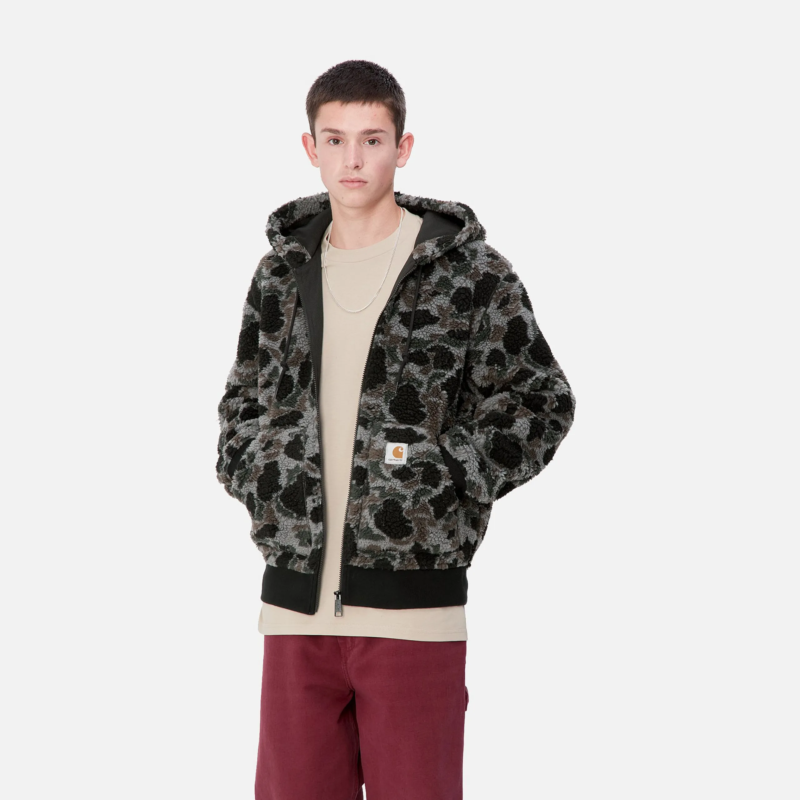 Jacken & Mäntel>Carhartt WIP OG Active Liner Camo Duck Jacquard, Grey