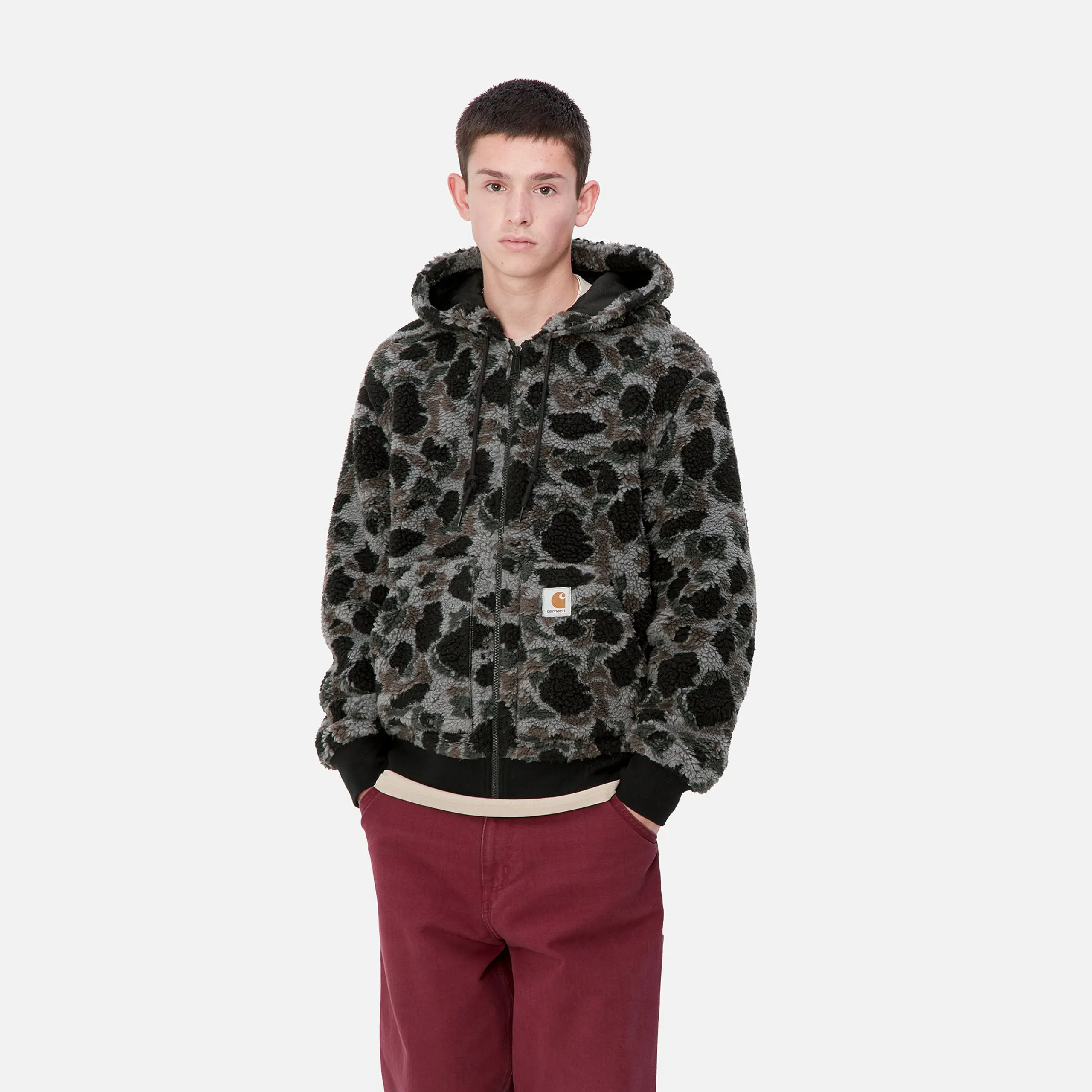Jacken & Mäntel>Carhartt WIP OG Active Liner Camo Duck Jacquard, Grey