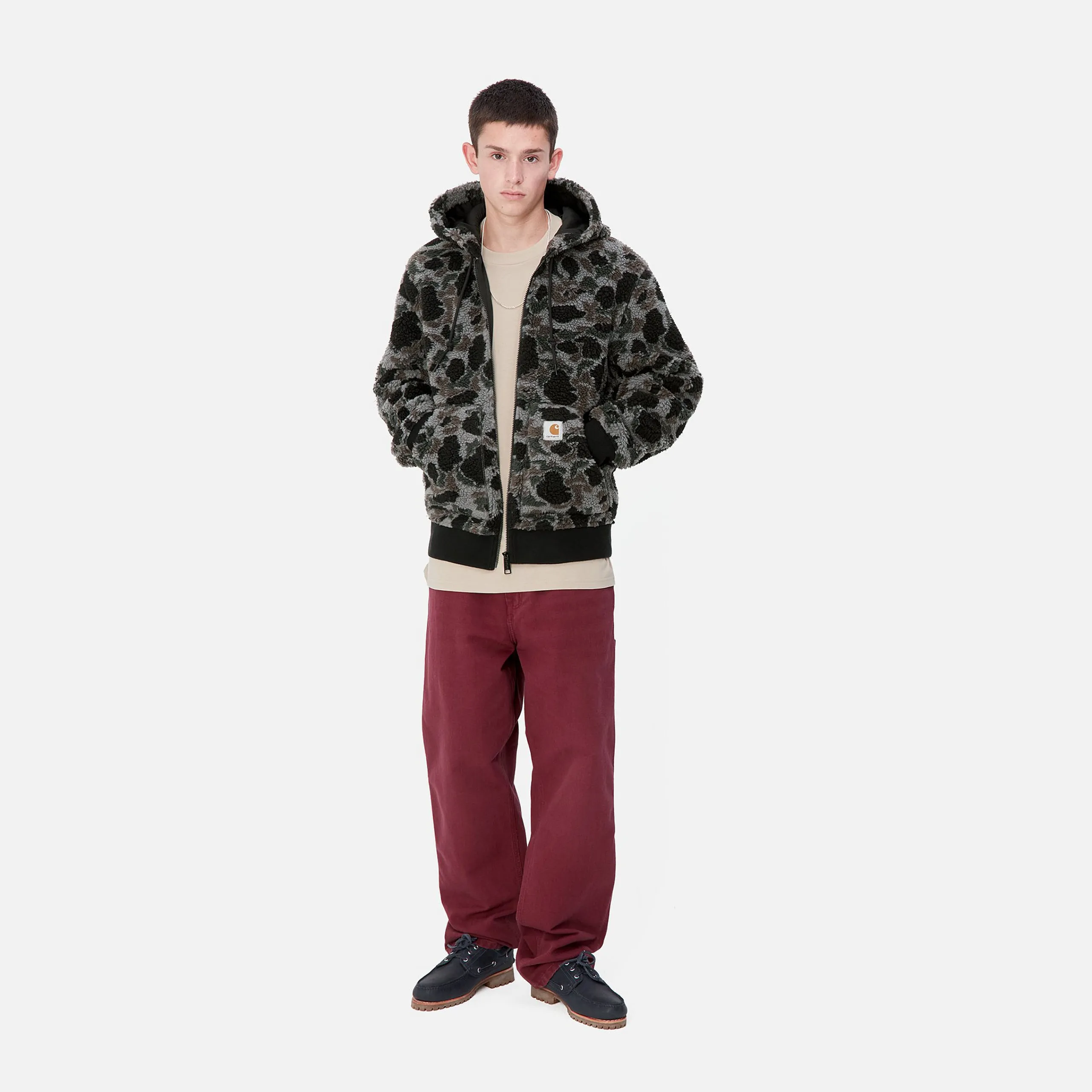 Jacken & Mäntel>Carhartt WIP OG Active Liner Camo Duck Jacquard, Grey