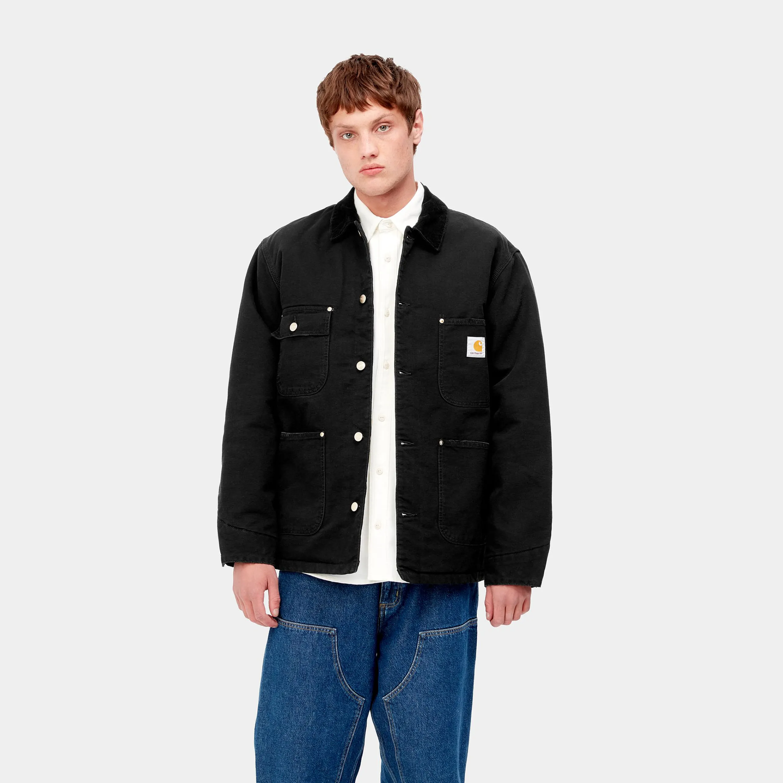 Jacken & Mäntel>Carhartt WIP OG Chore Coat Black / Black