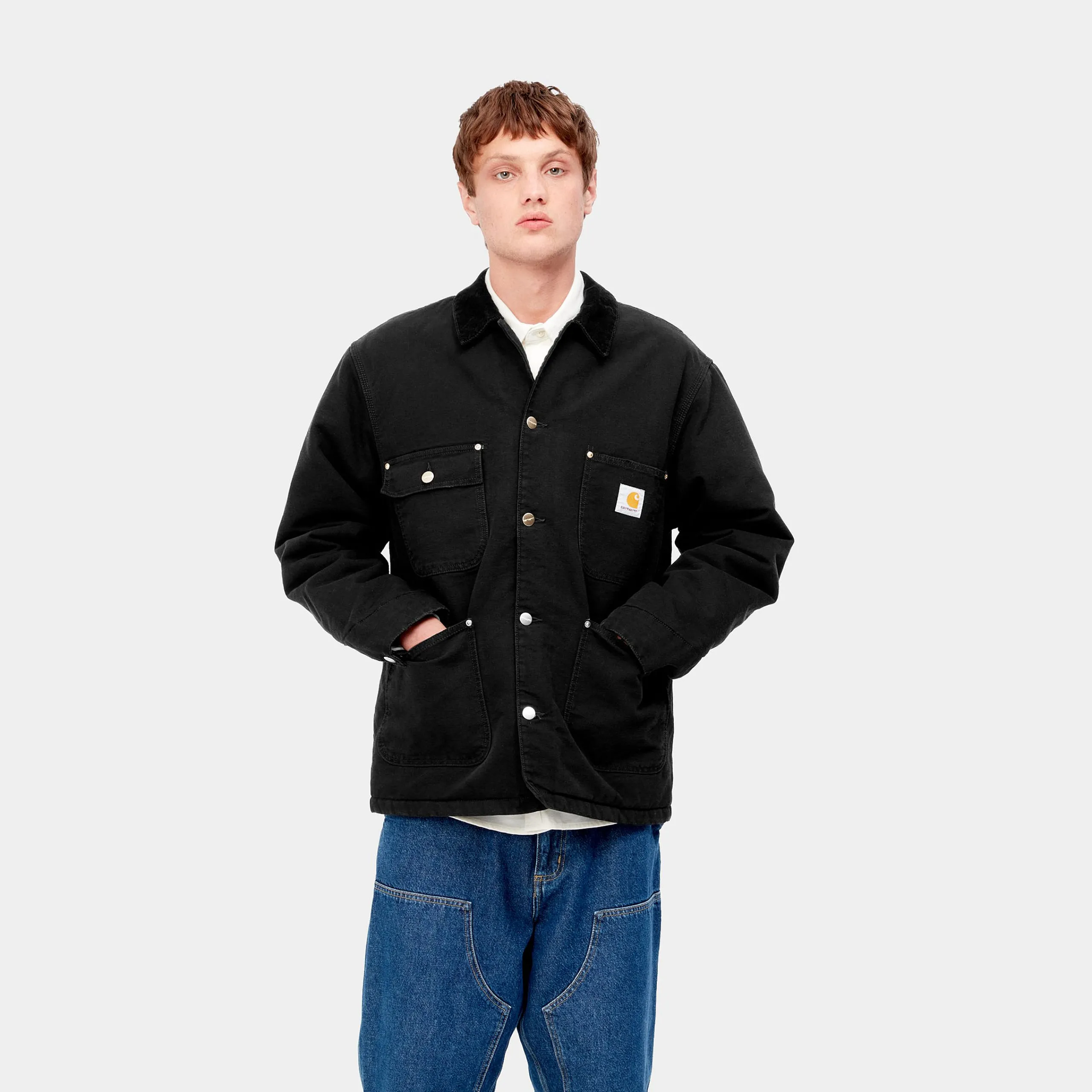 Jacken & Mäntel>Carhartt WIP OG Chore Coat Black / Black