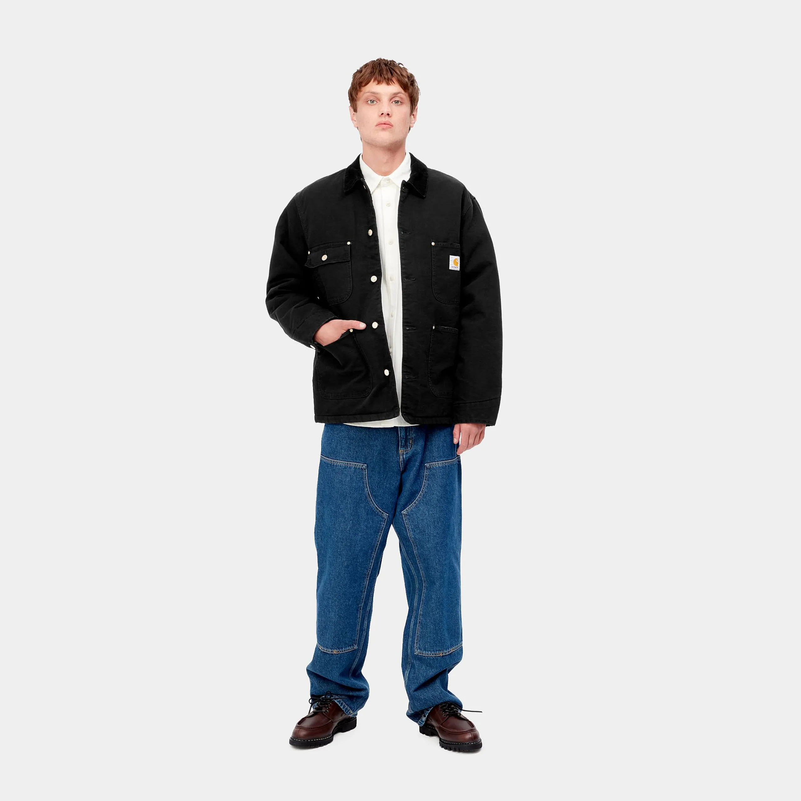 Jacken & Mäntel>Carhartt WIP OG Chore Coat Black / Black