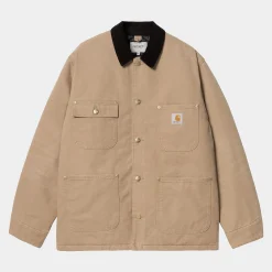 Jacken & Mäntel>Carhartt WIP OG Chore Coat Peanut / Black
