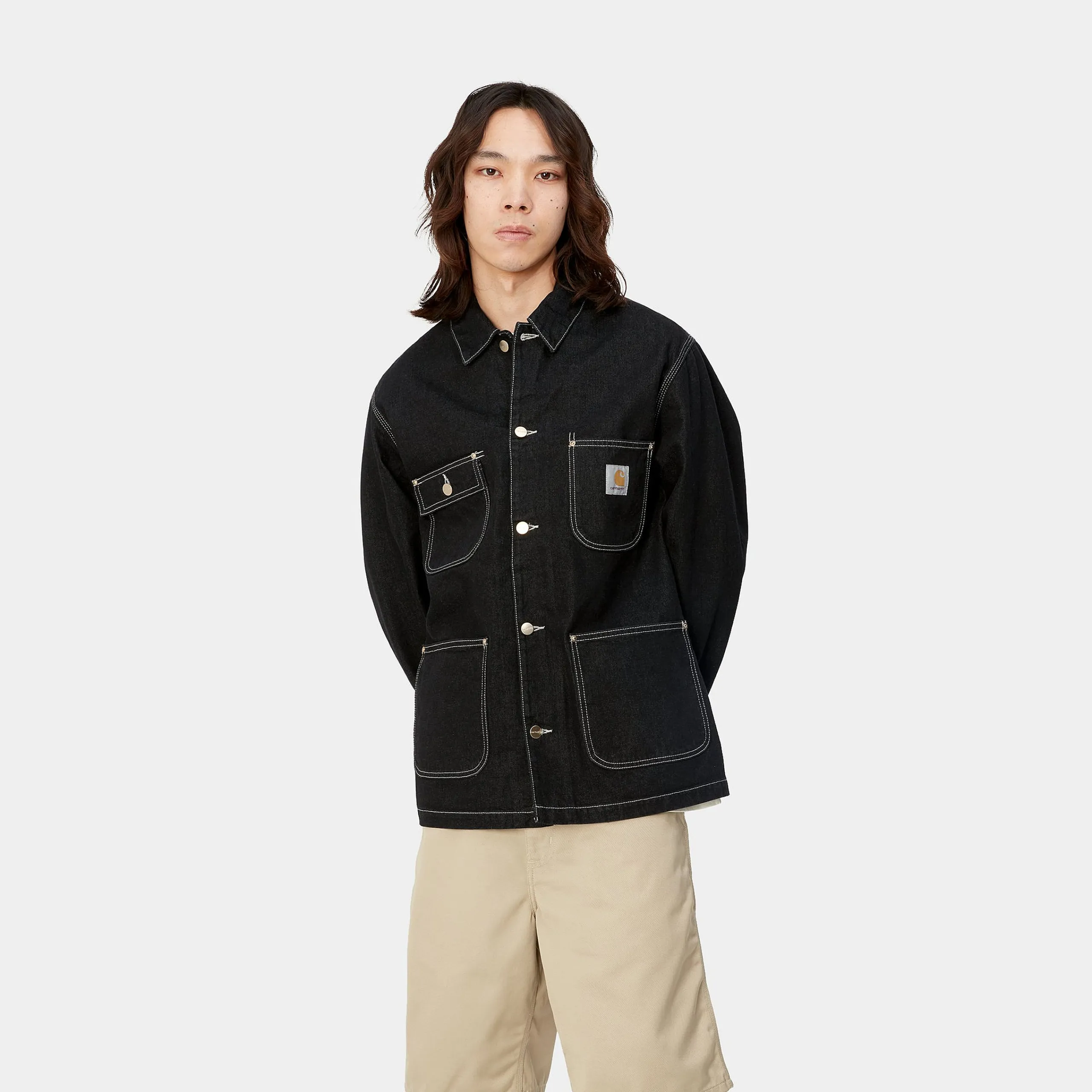 Jacken & Mäntel|Denim>Carhartt WIP OG Chore Coat Black