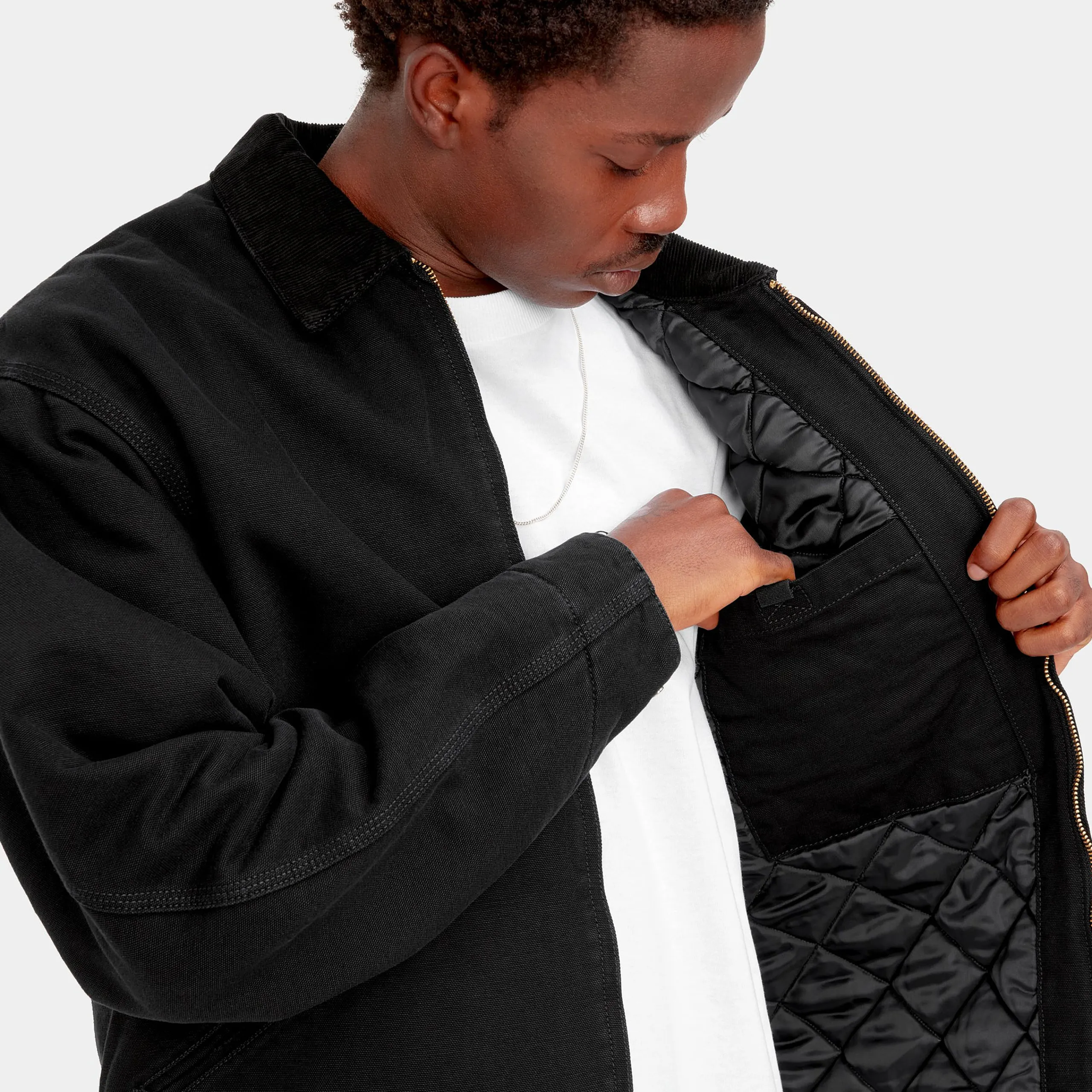 Jacken & Mäntel>Carhartt WIP OG Detroit Jacket (Winter) Black / Black