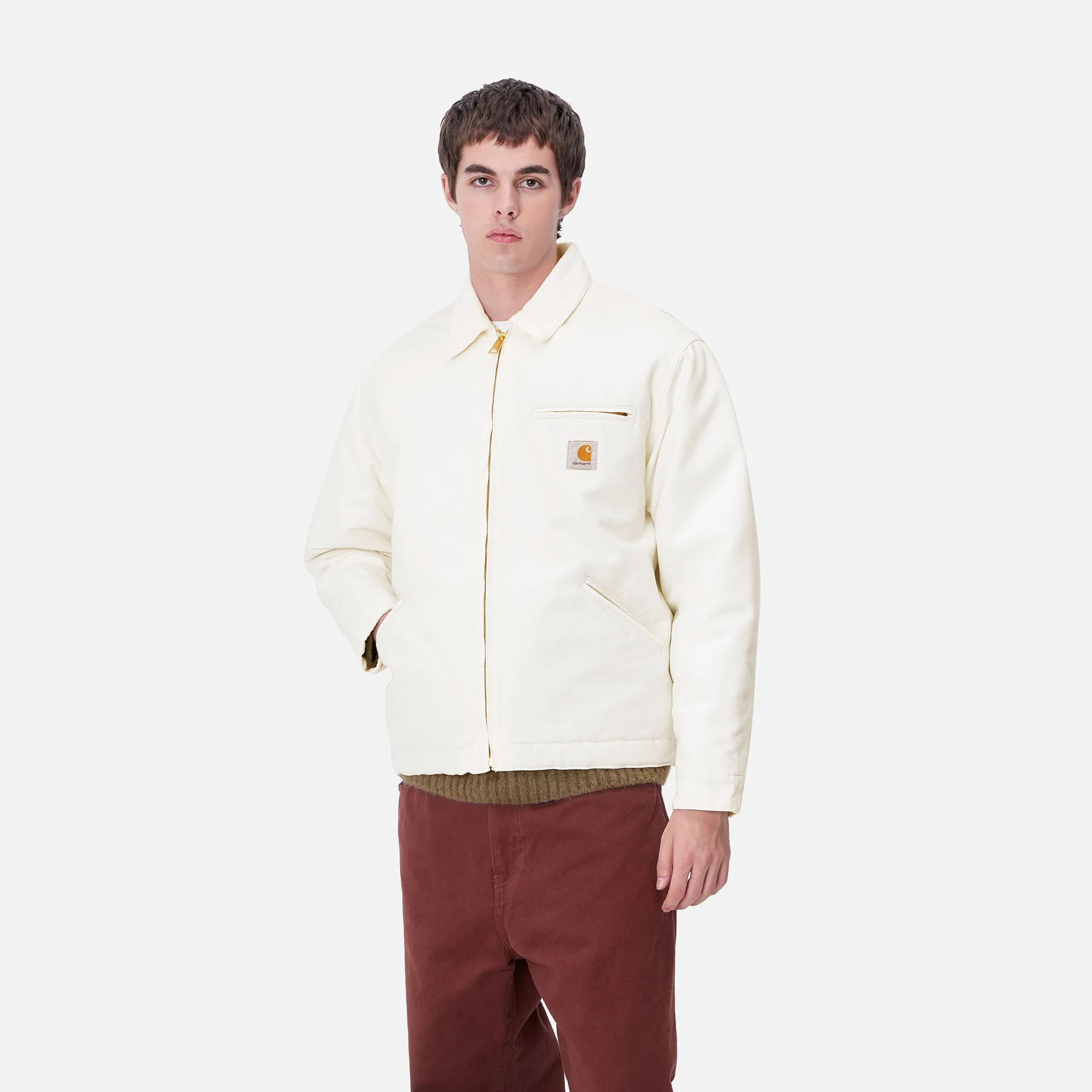 Jacken & Mäntel>Carhartt WIP OG Detroit Jacket (Winter) Wax / Wax