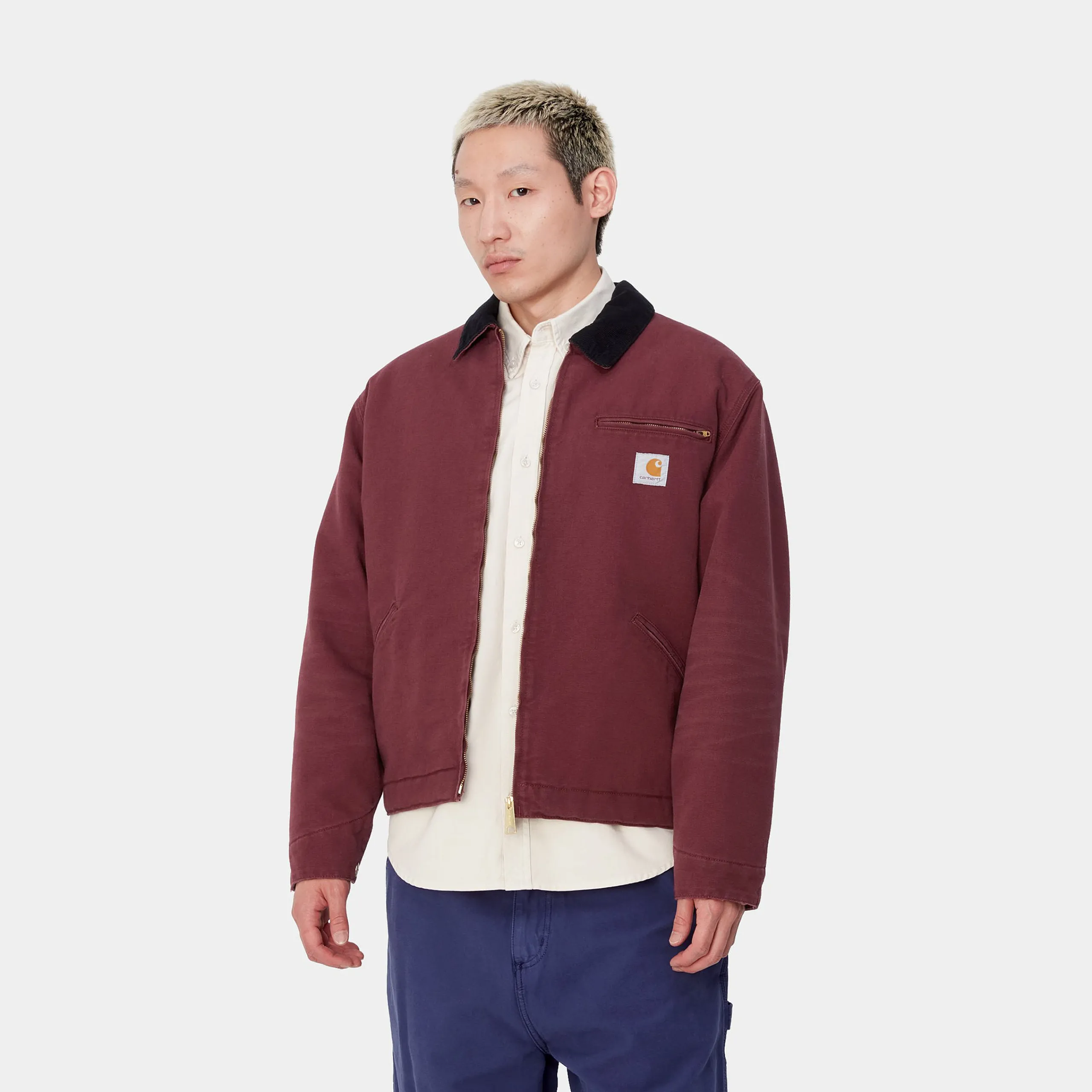 Jacken & Mäntel>Carhartt WIP OG Detroit Jacket (Winter) Malbec / Black