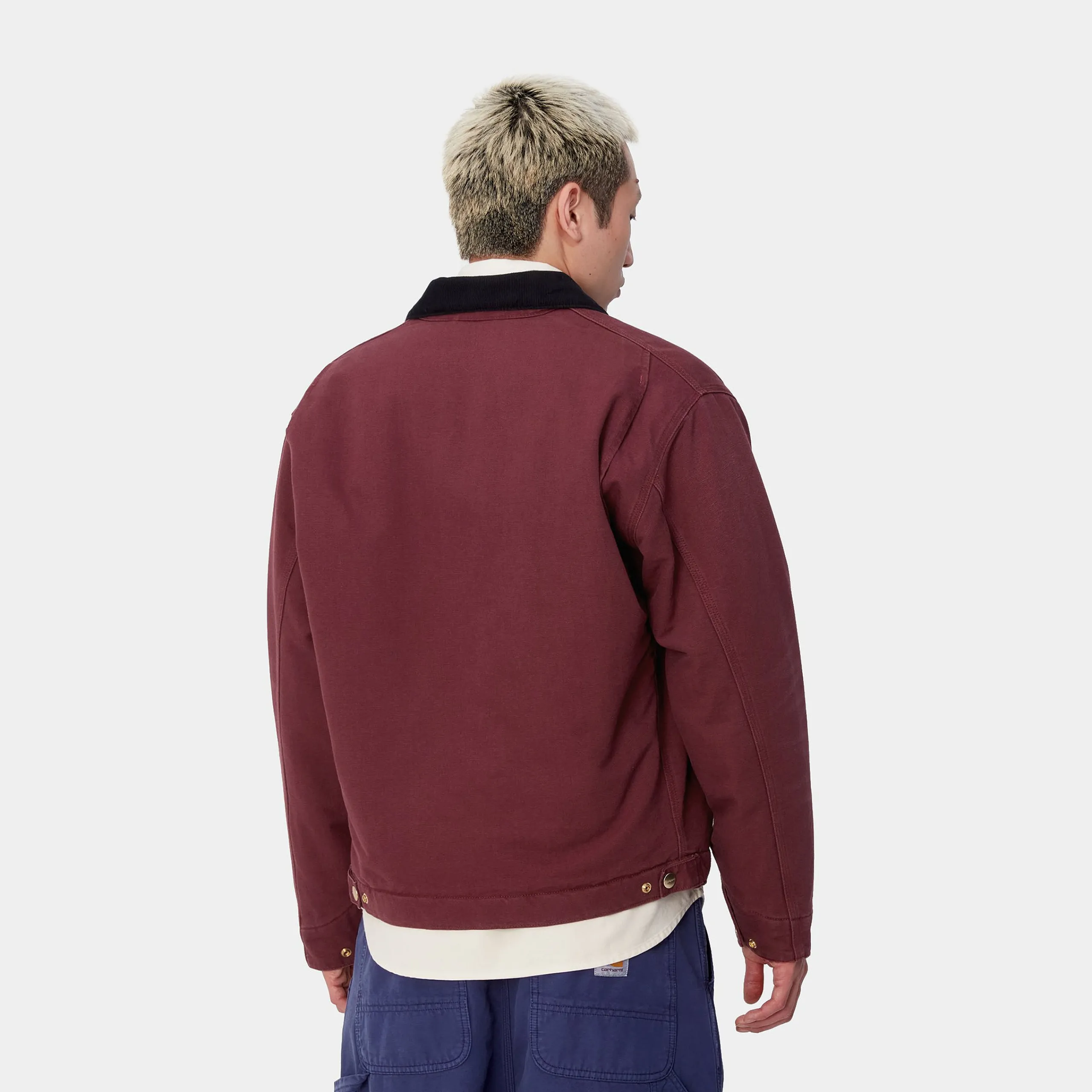 Jacken & Mäntel>Carhartt WIP OG Detroit Jacket (Winter) Malbec / Black