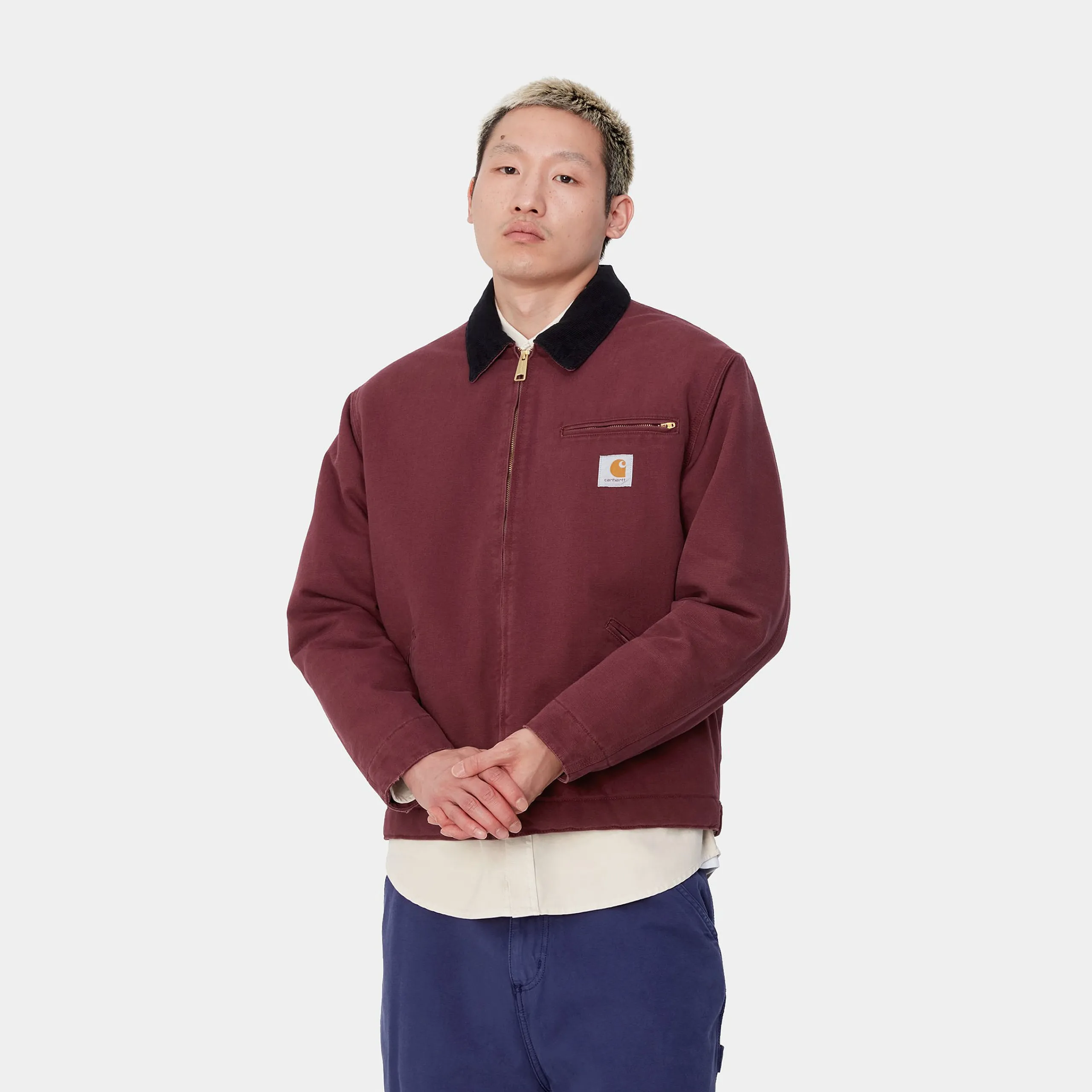 Jacken & Mäntel>Carhartt WIP OG Detroit Jacket (Winter) Malbec / Black