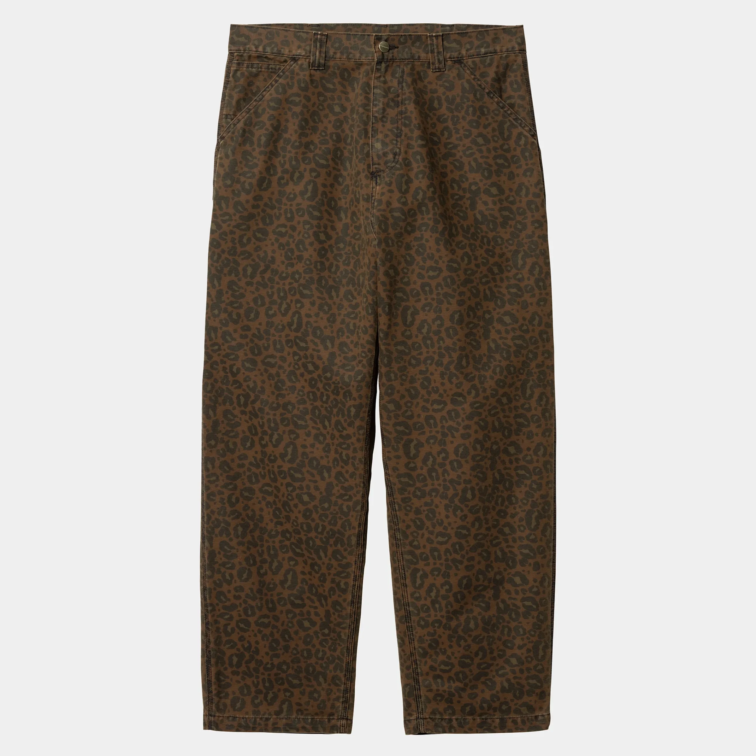 Hosen>Carhartt WIP OG Single Knee Pant Camo Leo, Tamarind / Tamarind