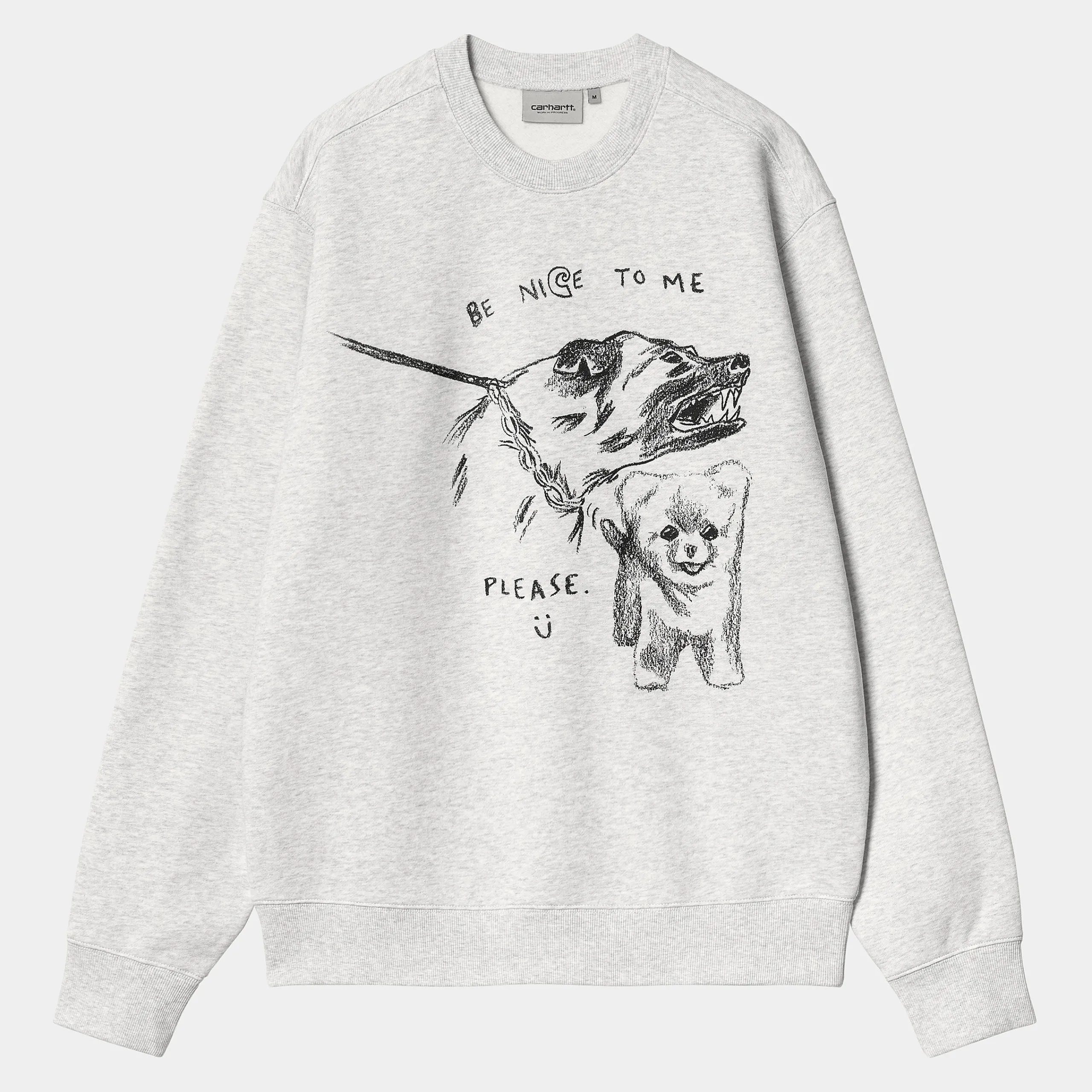 Sweats>Carhartt WIP Pepe Be Nice Sweat Ash Heather / Black
