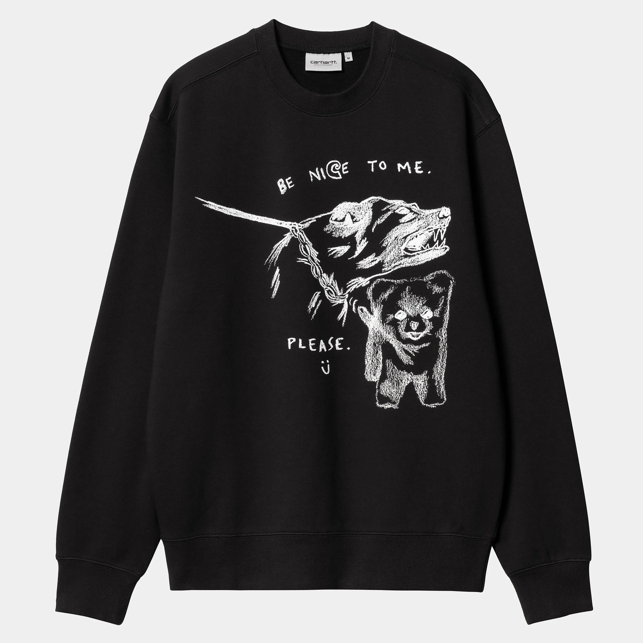 Sweats>Carhartt WIP Pepe Be Nice Sweat Black / White