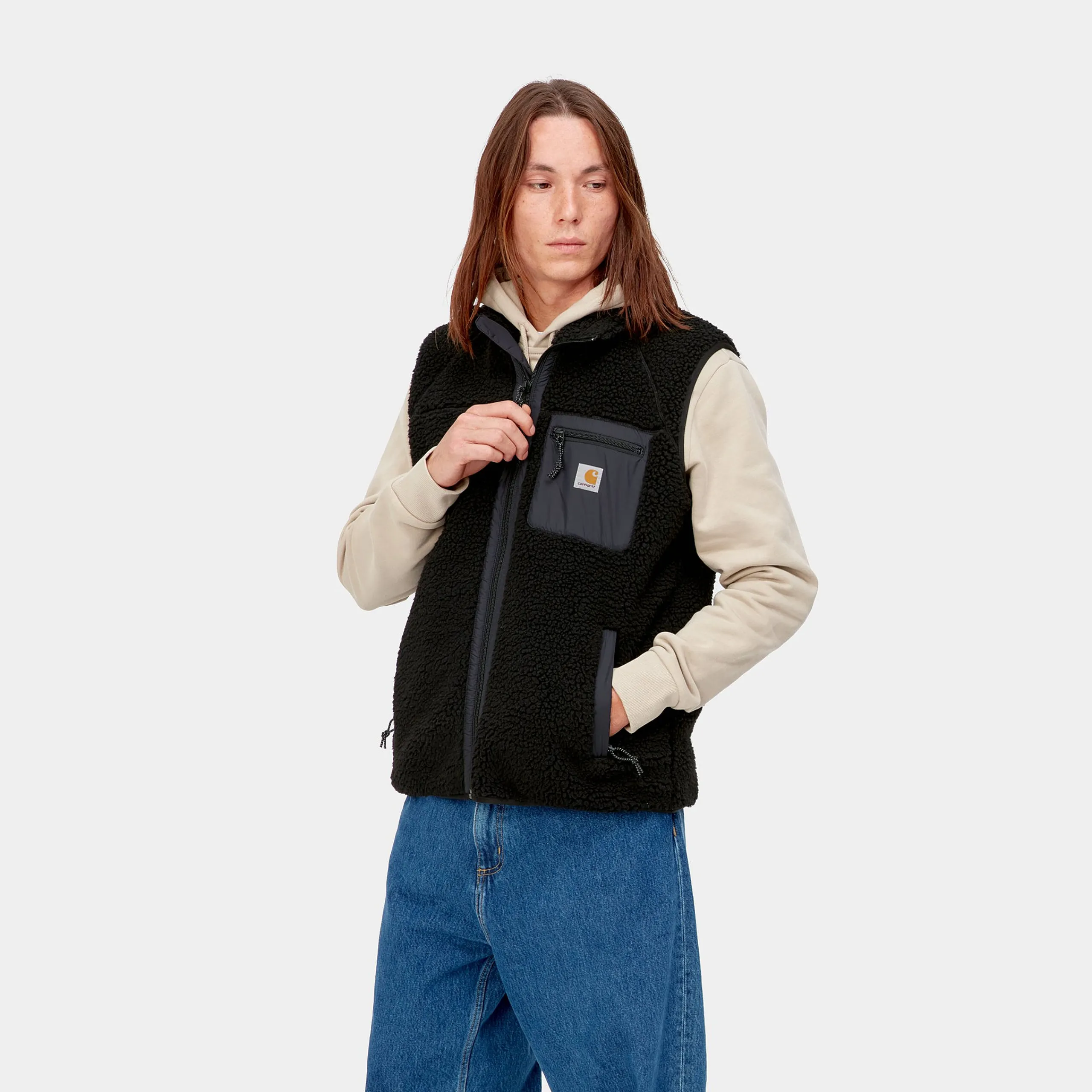 Jacken & Mäntel>Carhartt WIP Prentis Vest Liner Black / Black