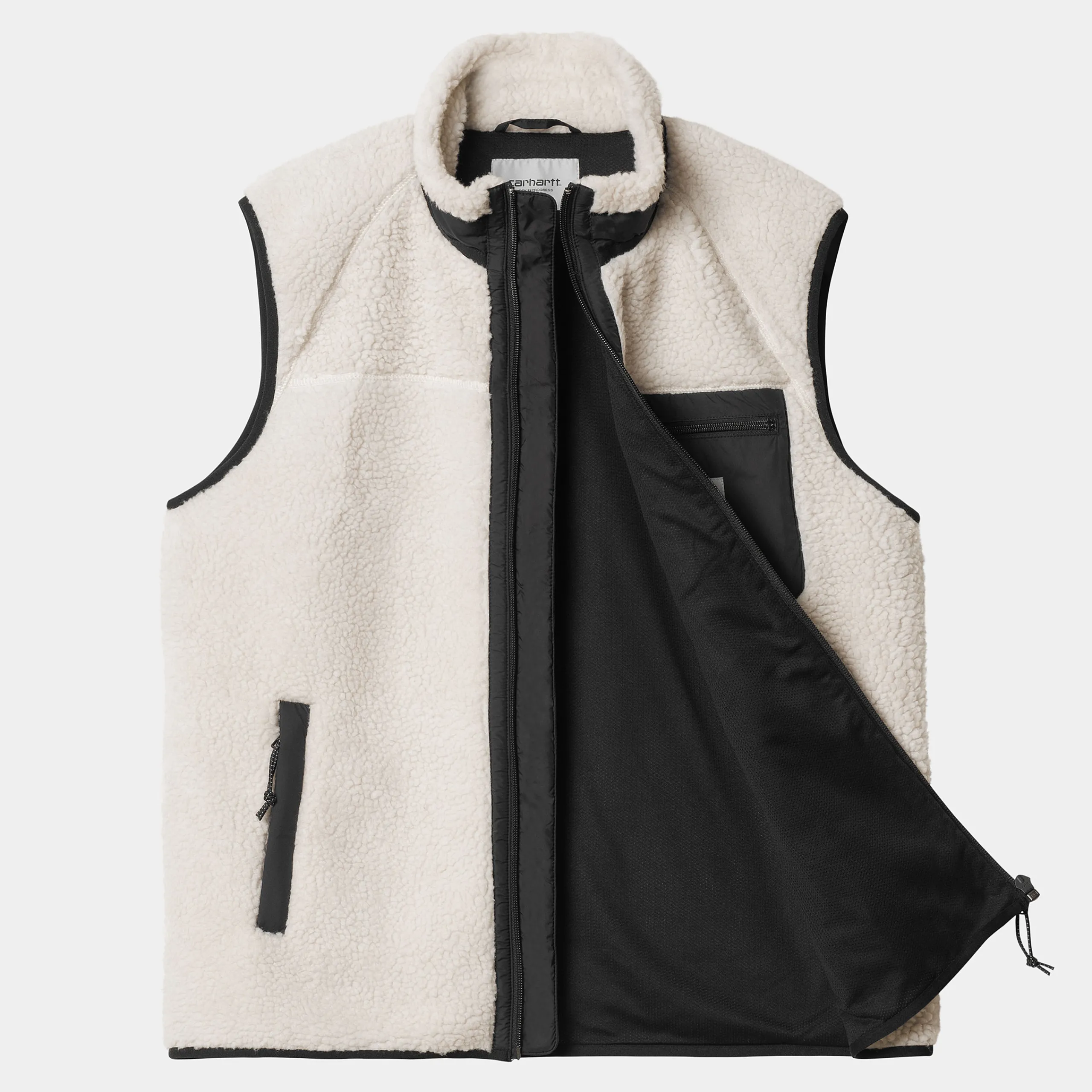 Jacken & Mäntel>Carhartt WIP Prentis Vest Liner Moonbeam / Black