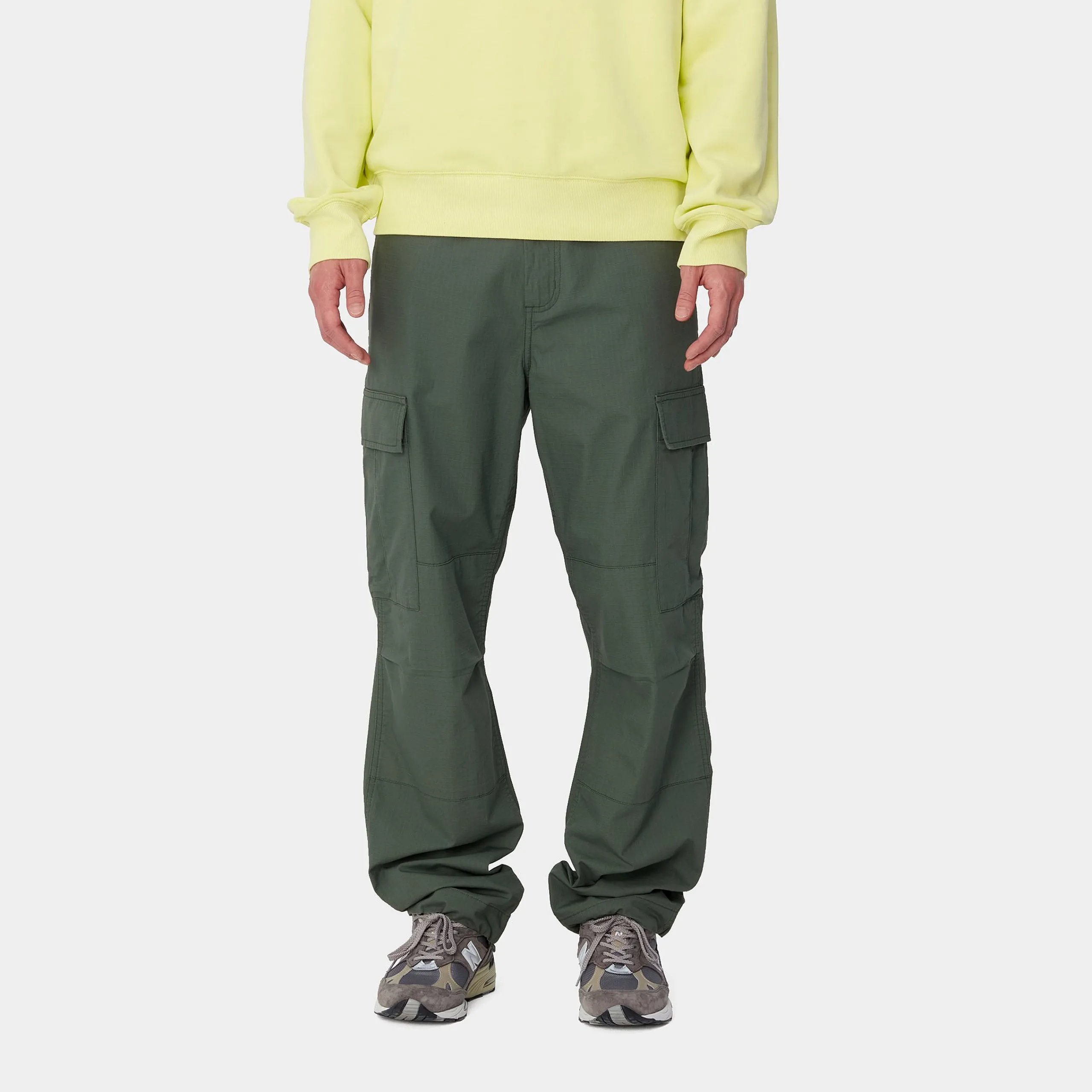 Hosen>Carhartt WIP Regular Cargo Pant Duck Green