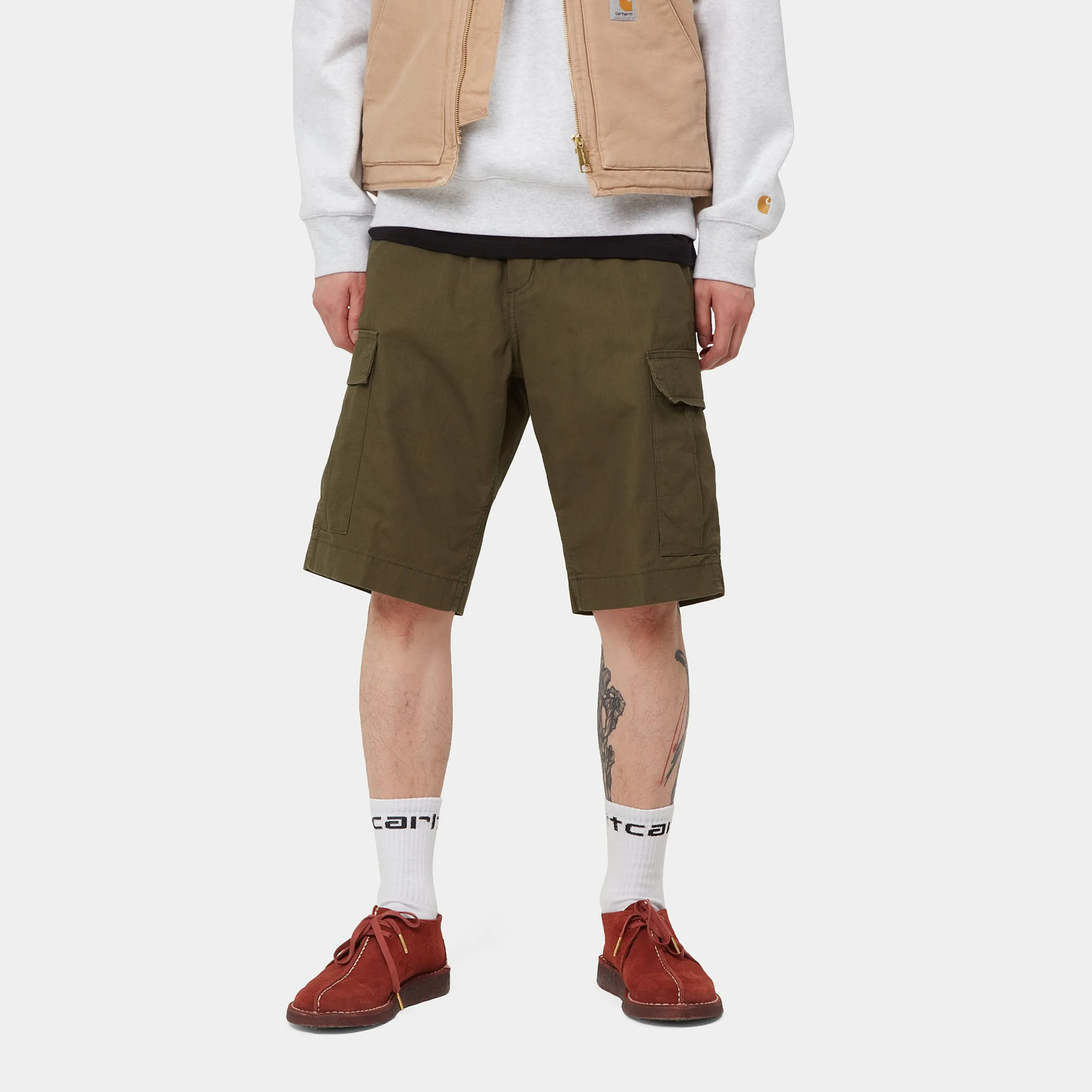 Shorts & Badehosen>Carhartt WIP Regular Cargo Short Cypress