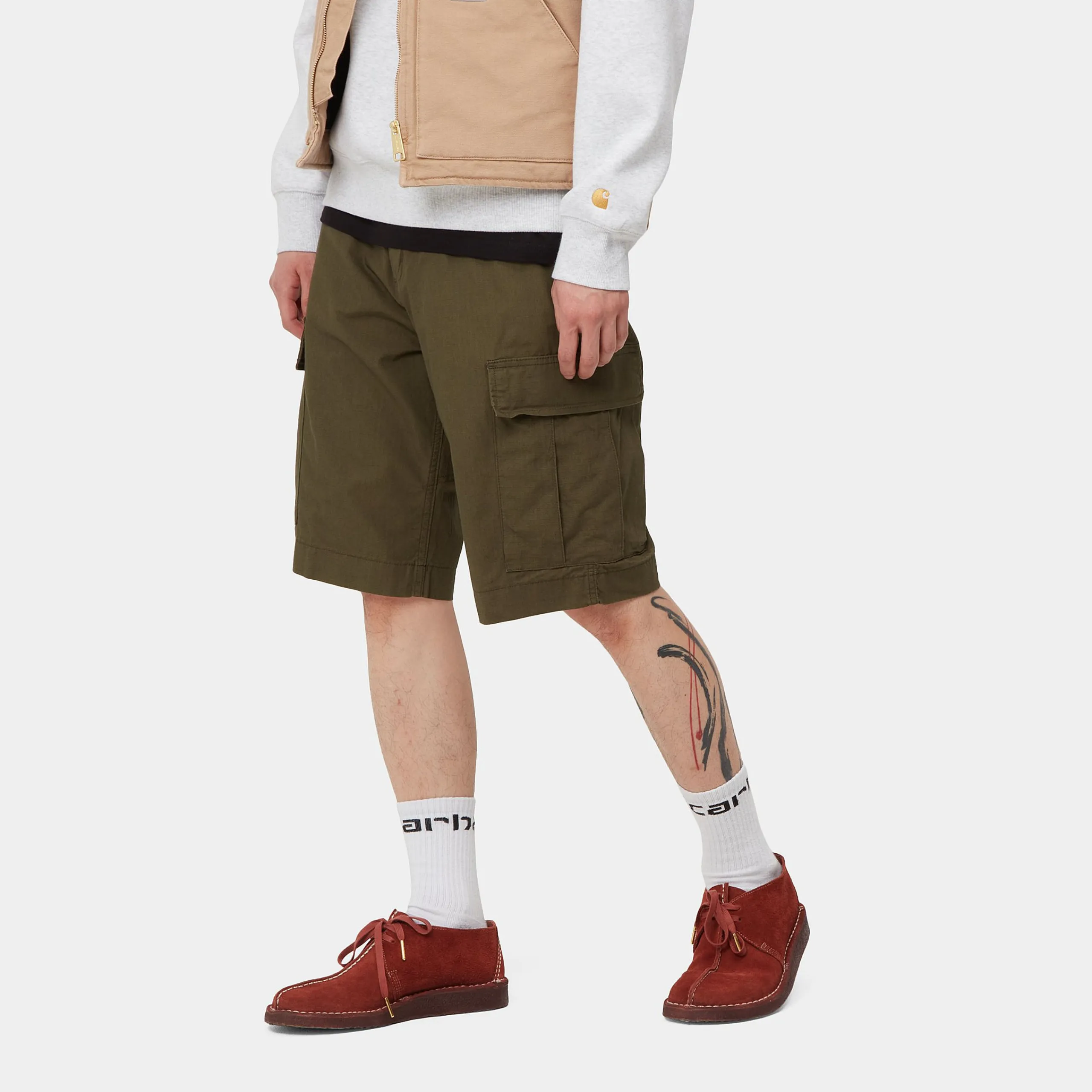 Shorts & Badehosen>Carhartt WIP Regular Cargo Short Cypress