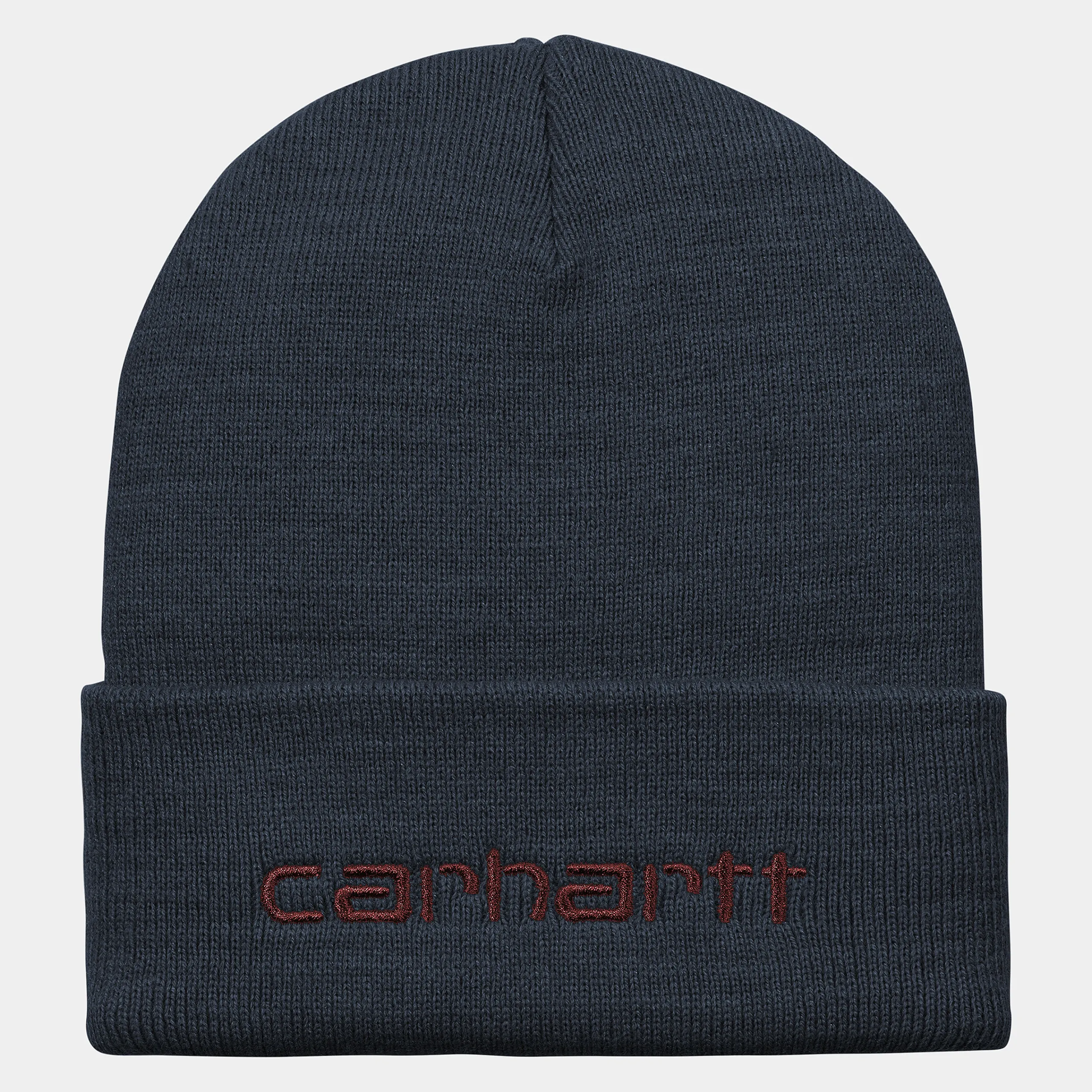 Accessoires|Accessoires>Carhartt WIP Script Beanie Air Force Blue / Malbec