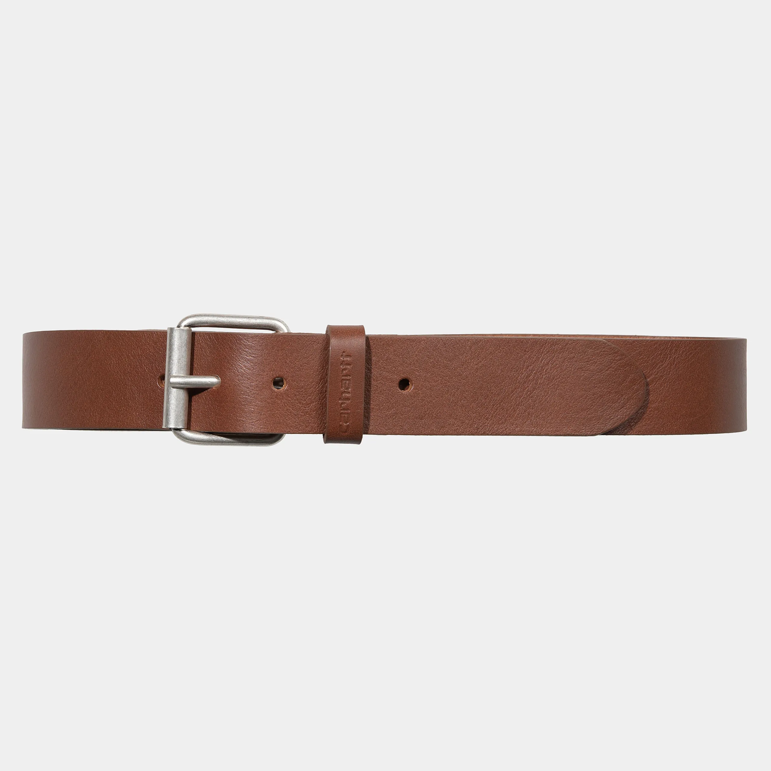 Accessoires|Accessoires>Carhartt WIP Script Belt Cognac / Silver