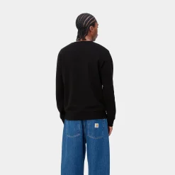 Sweats>Carhartt WIP Script Embroidery Sweat Black / White