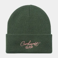 Accessoires|Accessoires>Carhartt WIP Signature Beanie Sycamore Tree / Dusty Rose
