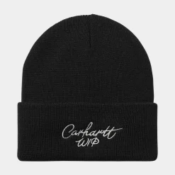 Accessoires|Accessoires>Carhartt WIP Signature Beanie Black / Wax