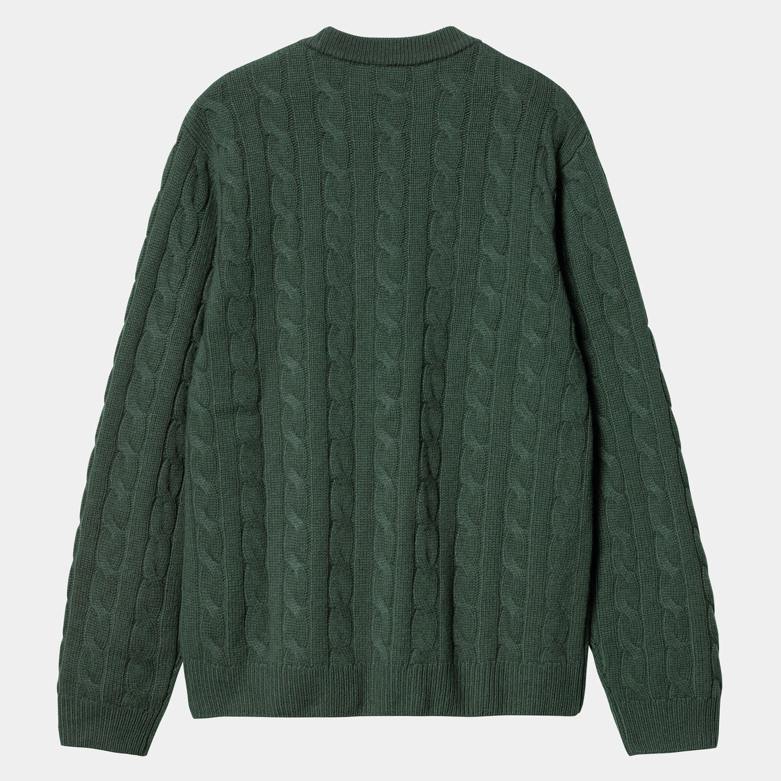 Strick>Carhartt WIP Signature Sweater Sycamore Tree / Dusty Rose