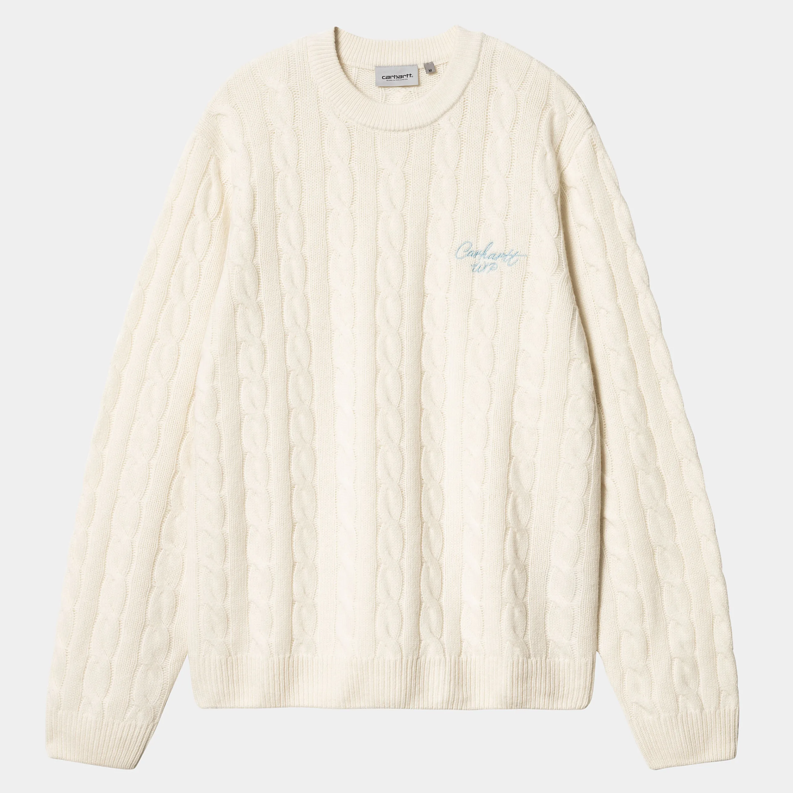Strick>Carhartt WIP Signature Sweater Natural / Dusty Ice