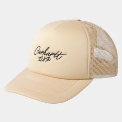 Accessoires|Accessoires>Carhartt WIP Signature Trucker Cap Cornsilk / Black