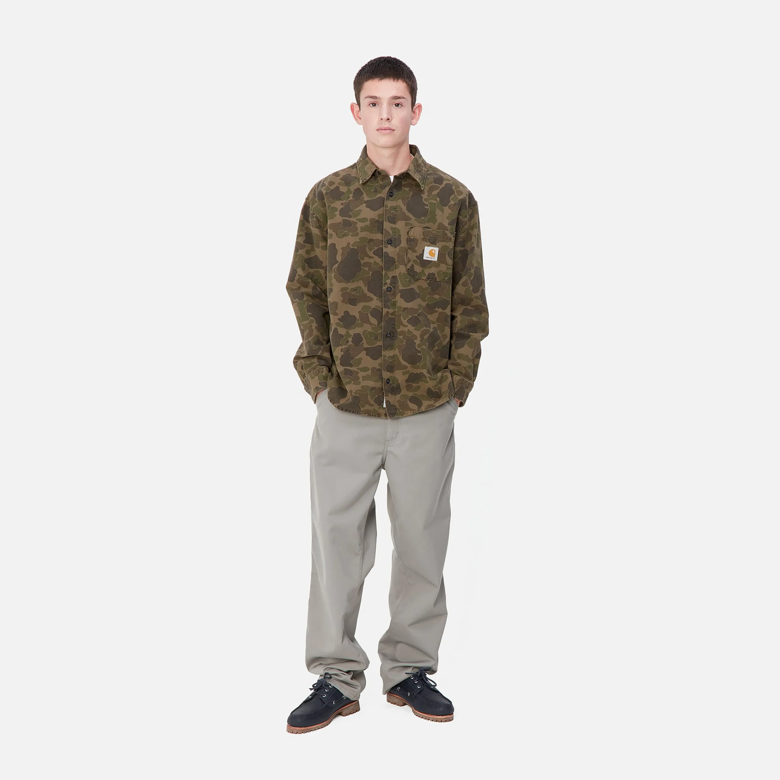 Hosen>Carhartt WIP Simple Pant Misty Grey