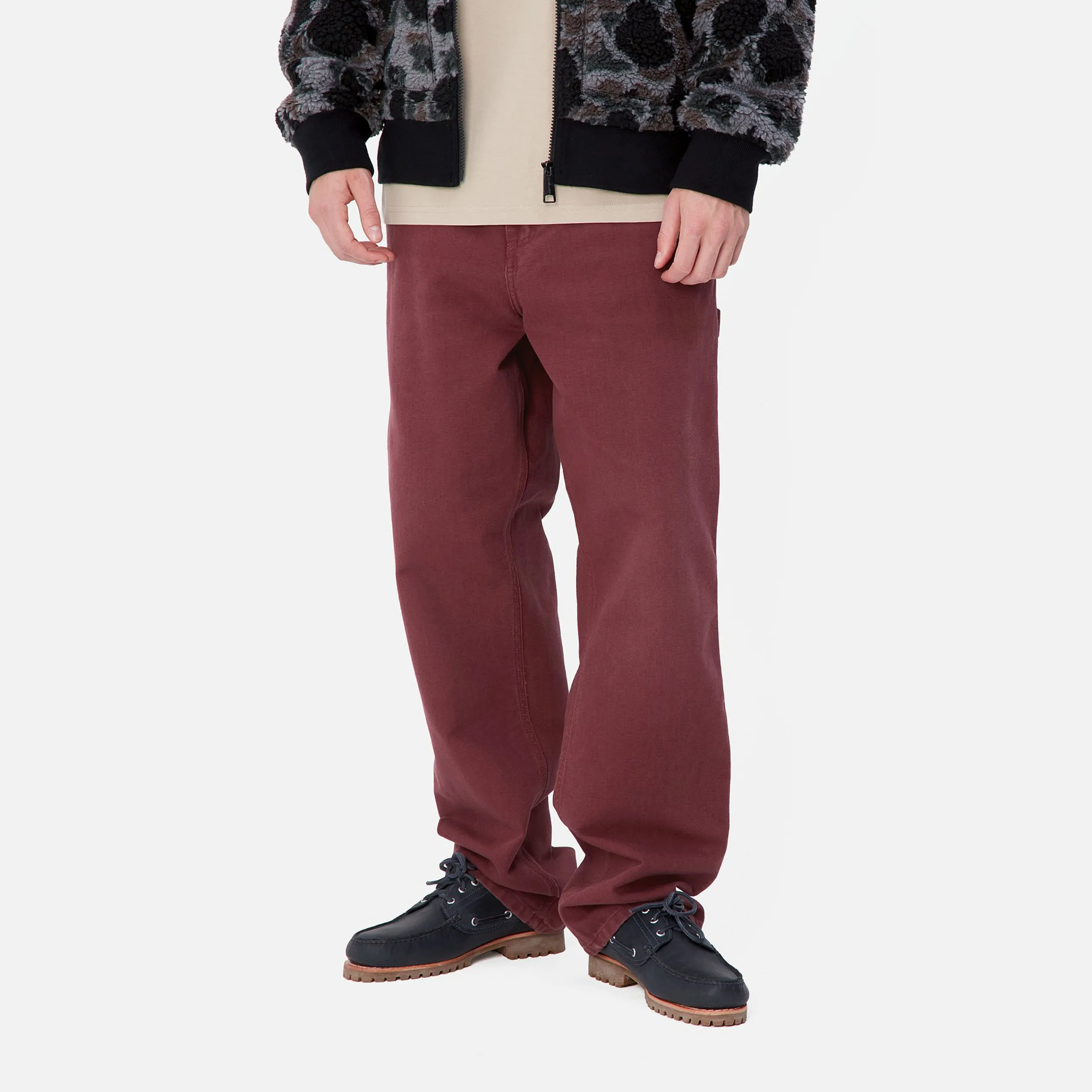 Hosen>Carhartt WIP Single Knee Pant Malbec