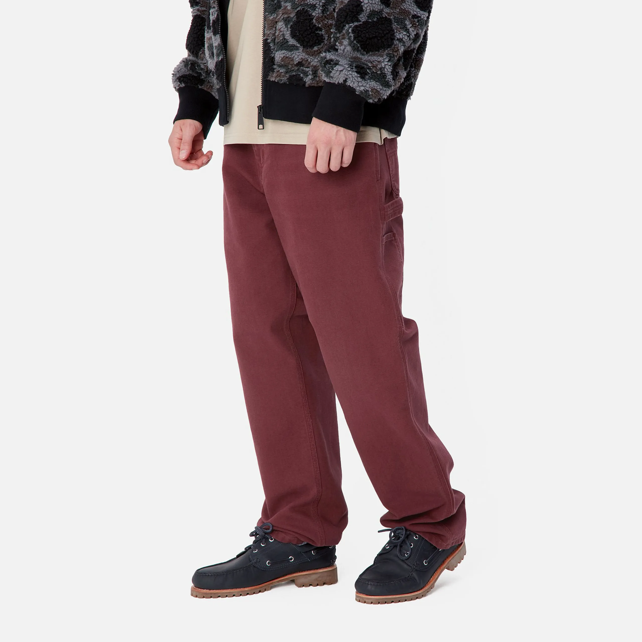 Hosen>Carhartt WIP Single Knee Pant Malbec