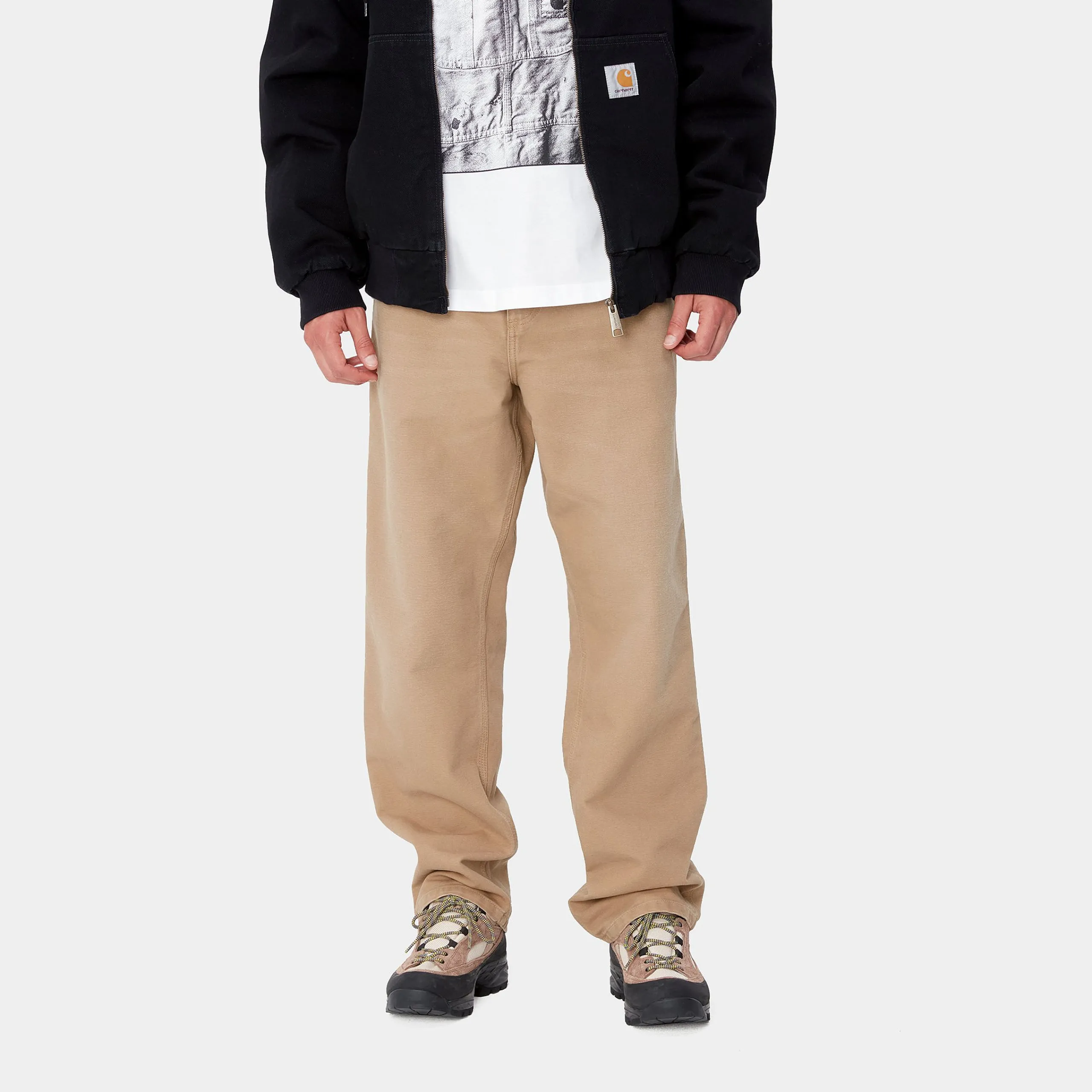 Hosen>Carhartt WIP Single Knee Pant Peanut