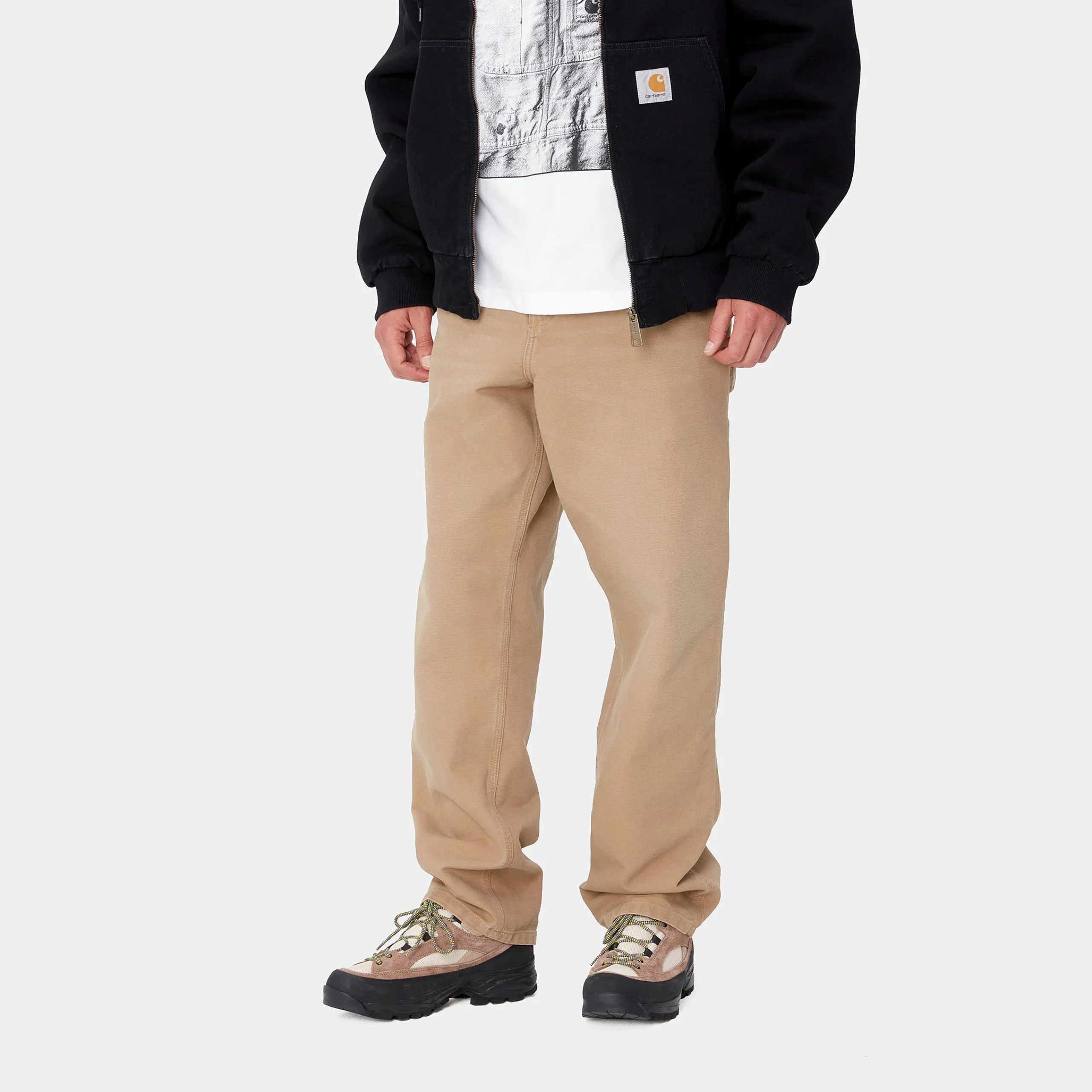 Hosen>Carhartt WIP Single Knee Pant Peanut