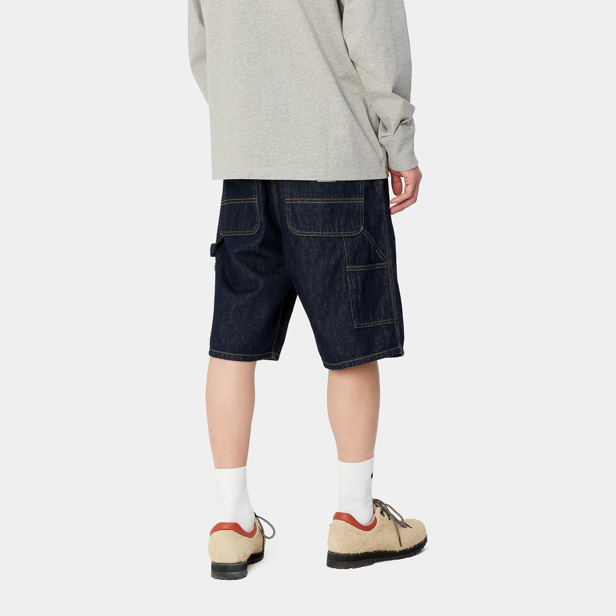 Denim|Shorts & Badehosen>Carhartt WIP Single Knee Short Blue