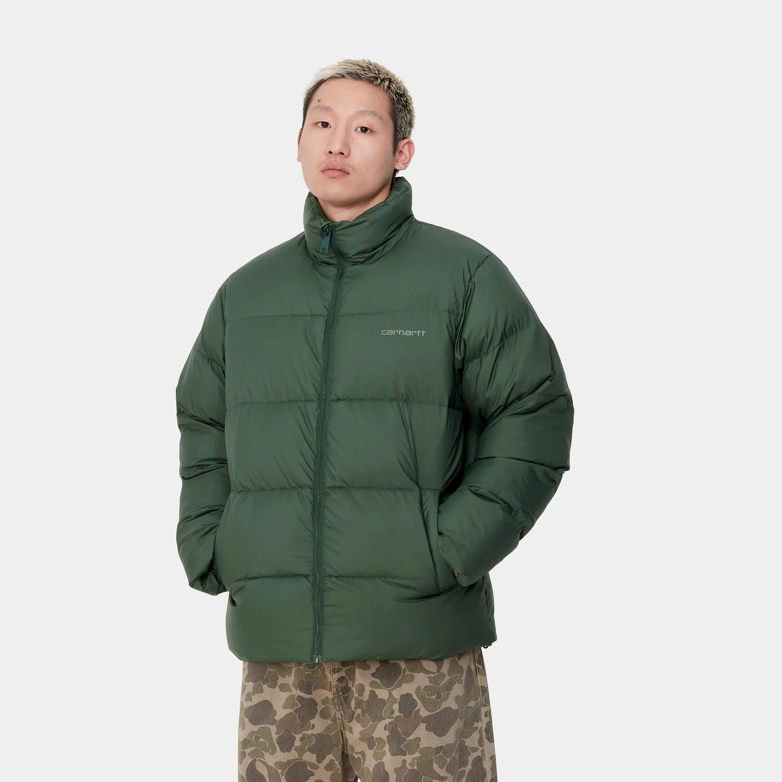 Jacken & Mäntel>Carhartt WIP Springfield Jacket Sycamore Tree / Duck Green