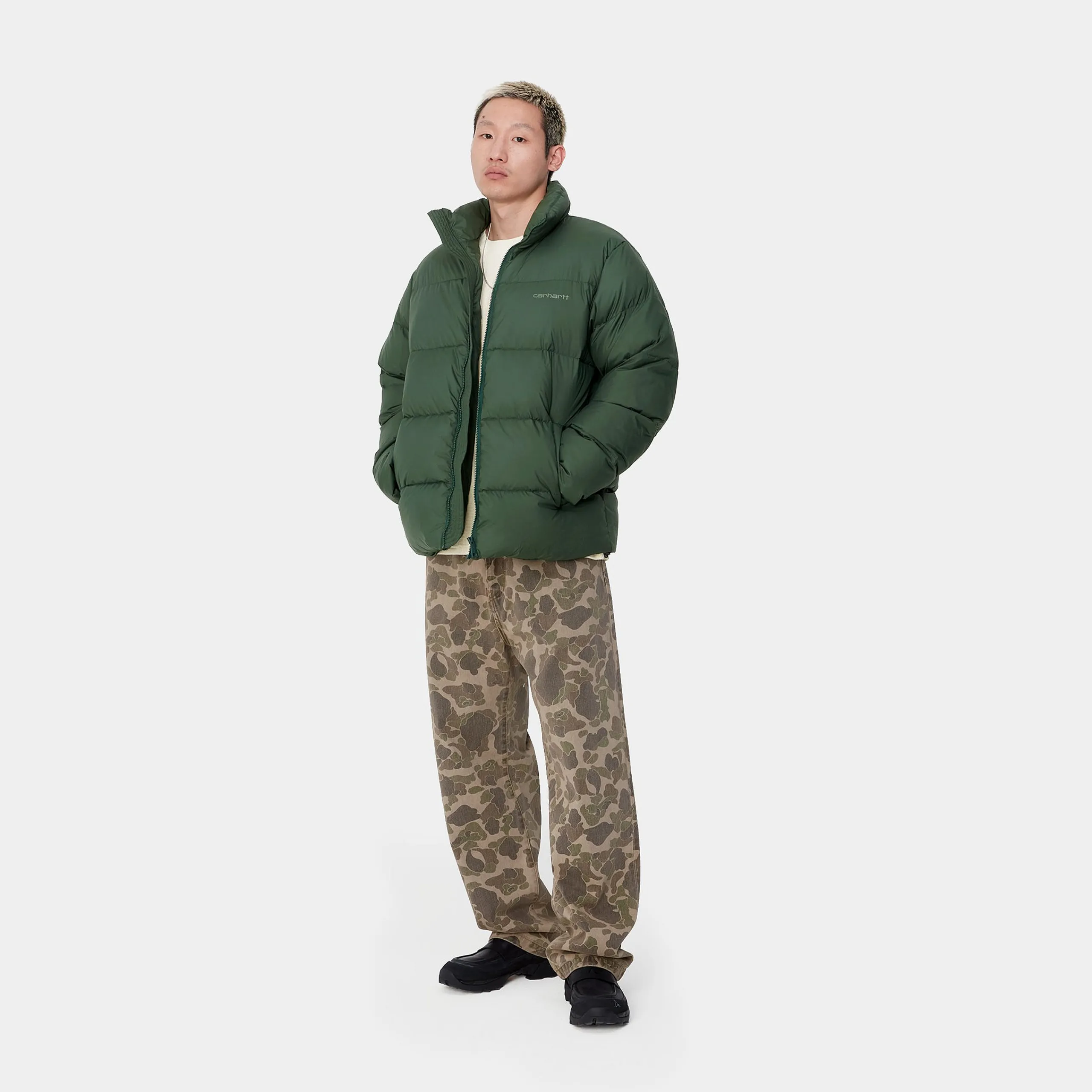 Jacken & Mäntel>Carhartt WIP Springfield Jacket Sycamore Tree / Duck Green