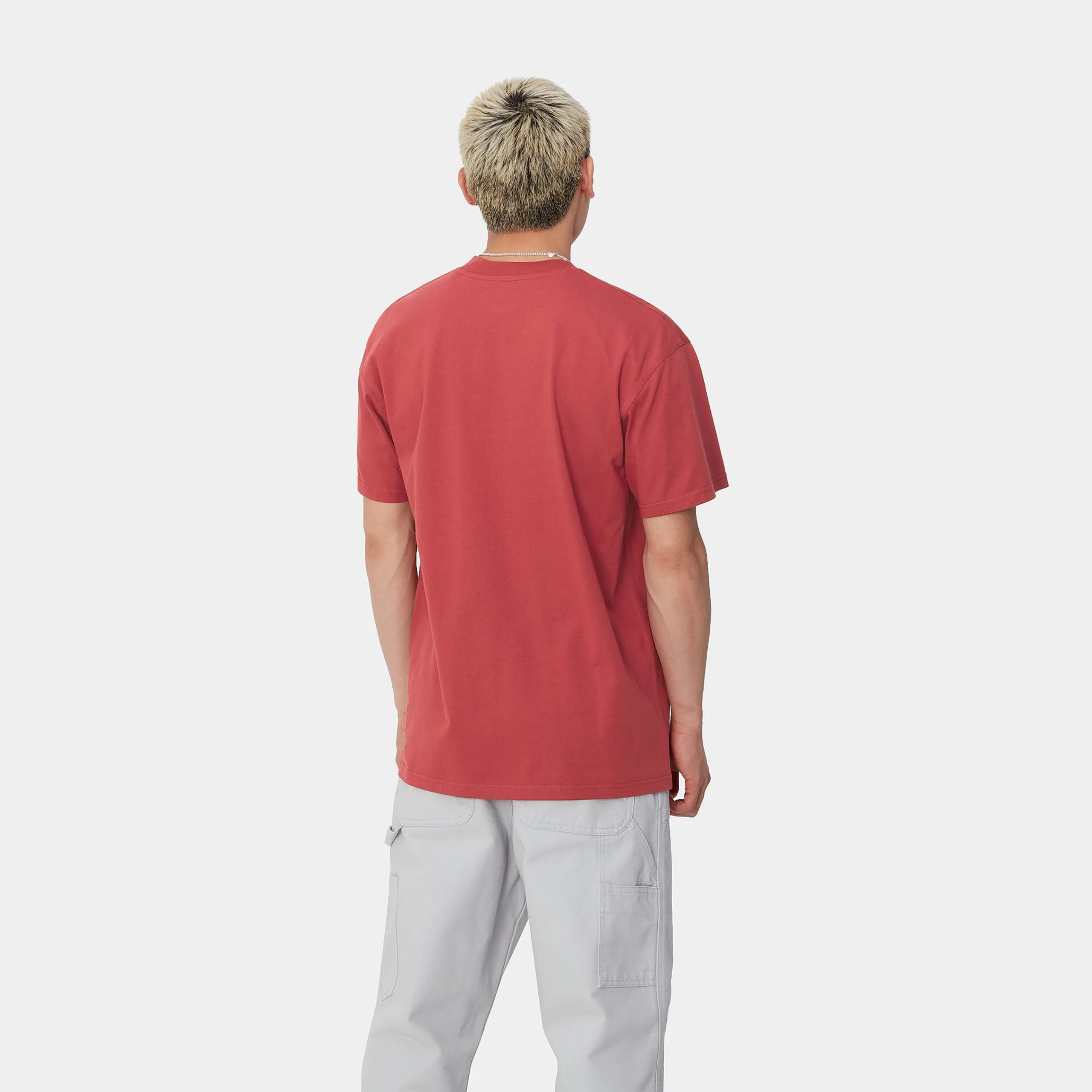 T-Shirts & Polos>Carhartt WIP S/S American Script T-Shirt Tuscany