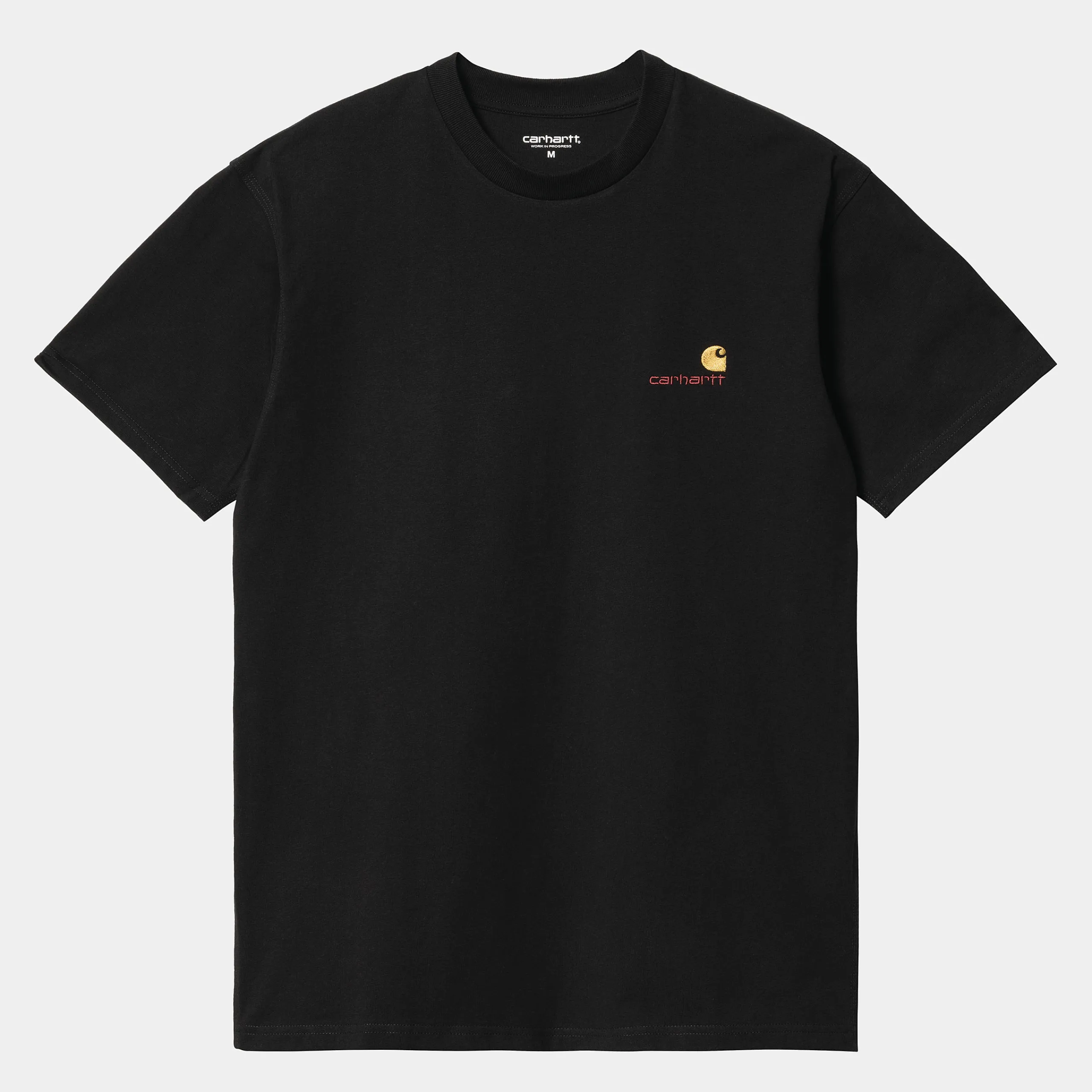 T-Shirts & Polos>Carhartt WIP S/S American Script T-Shirt Black