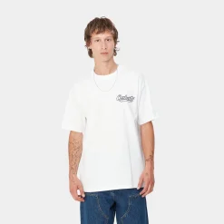 T-Shirts & Polos>Carhartt WIP S/S Archivo T-Shirt White
