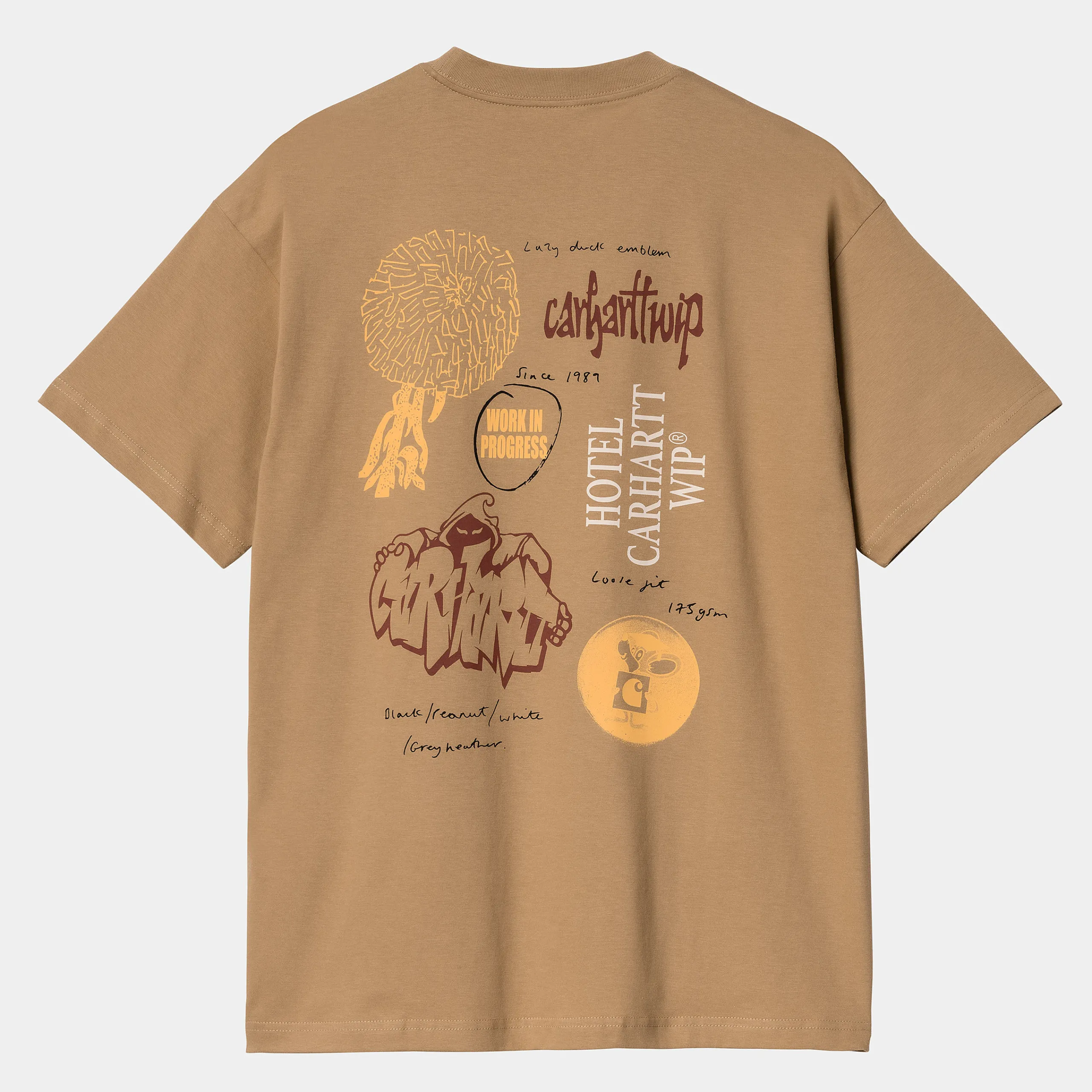 T-Shirts & Polos>Carhartt WIP S/S Archivo T-Shirt Peanut