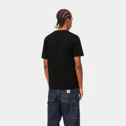 T-Shirts & Polos>Carhartt WIP S/S Base T-Shirt Black / White