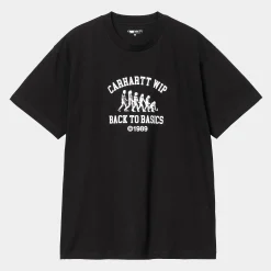 T-Shirts & Polos>Carhartt WIP S/S Basics T-Shirt Black / White
